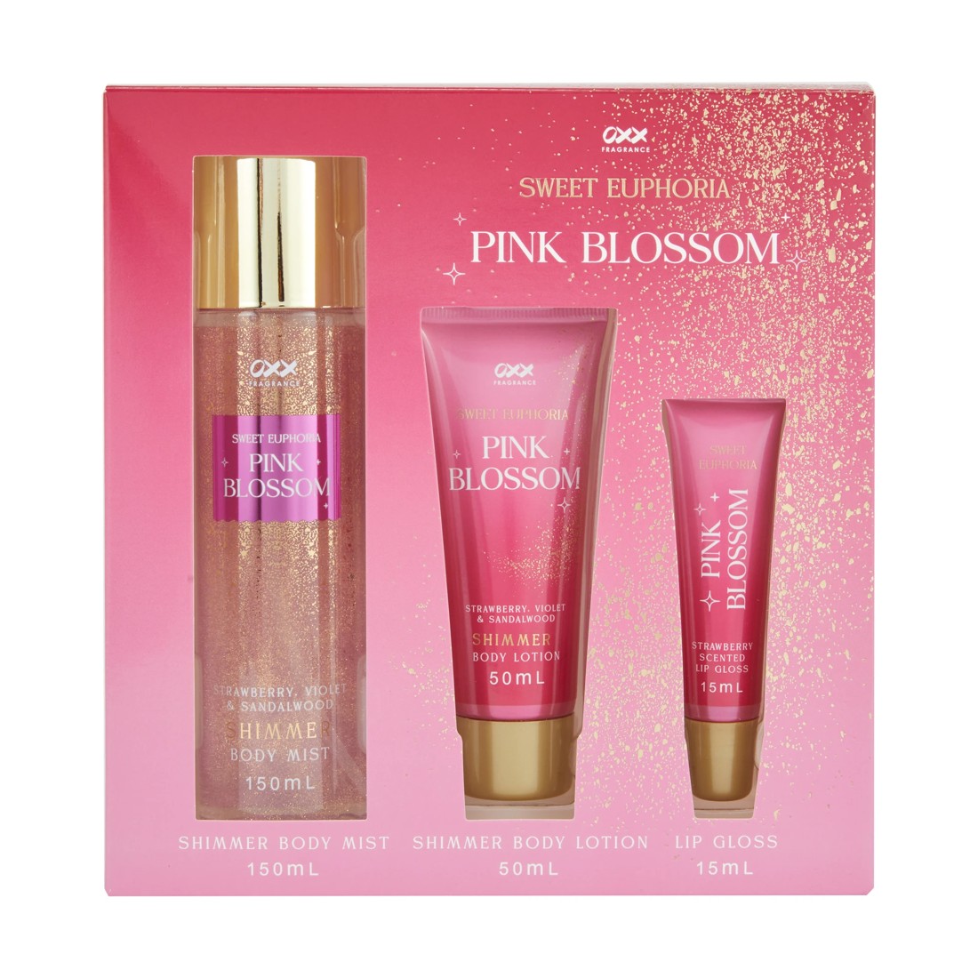 1 OXX Fragrance Sweet Euphoria Pink Blossom Gift Set, 1 of 6