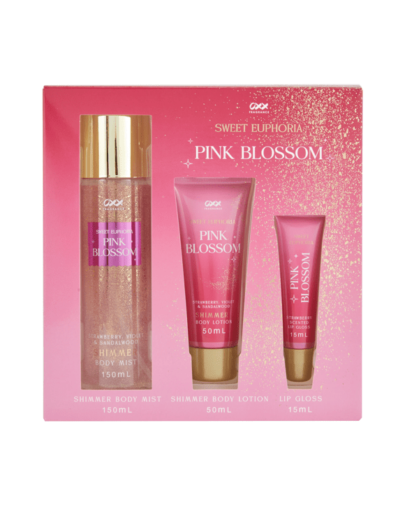 OXX Fragrance Sweet Euphoria Pink Blossom Gift Set