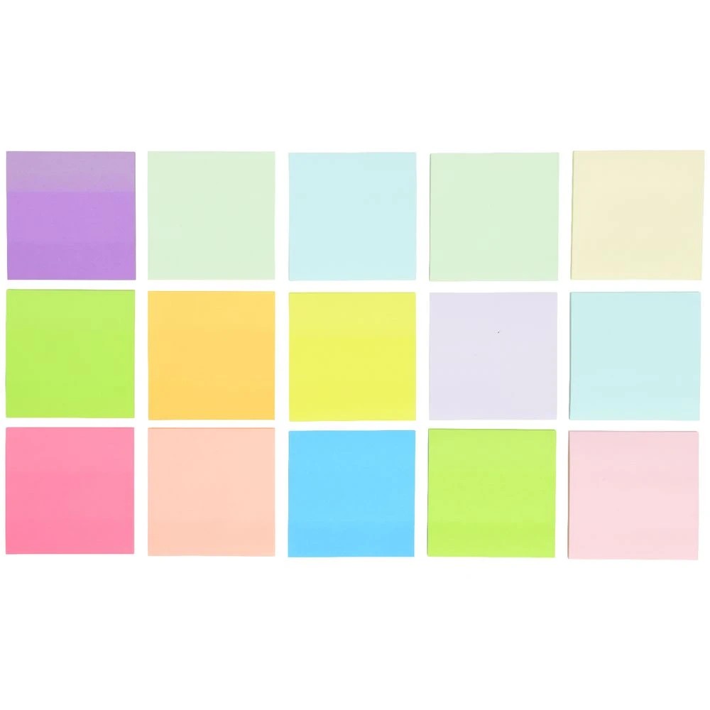 3 J.Burrows Stick-It Notes 76x76mm Sherbet 15 Pack, 3 of 4