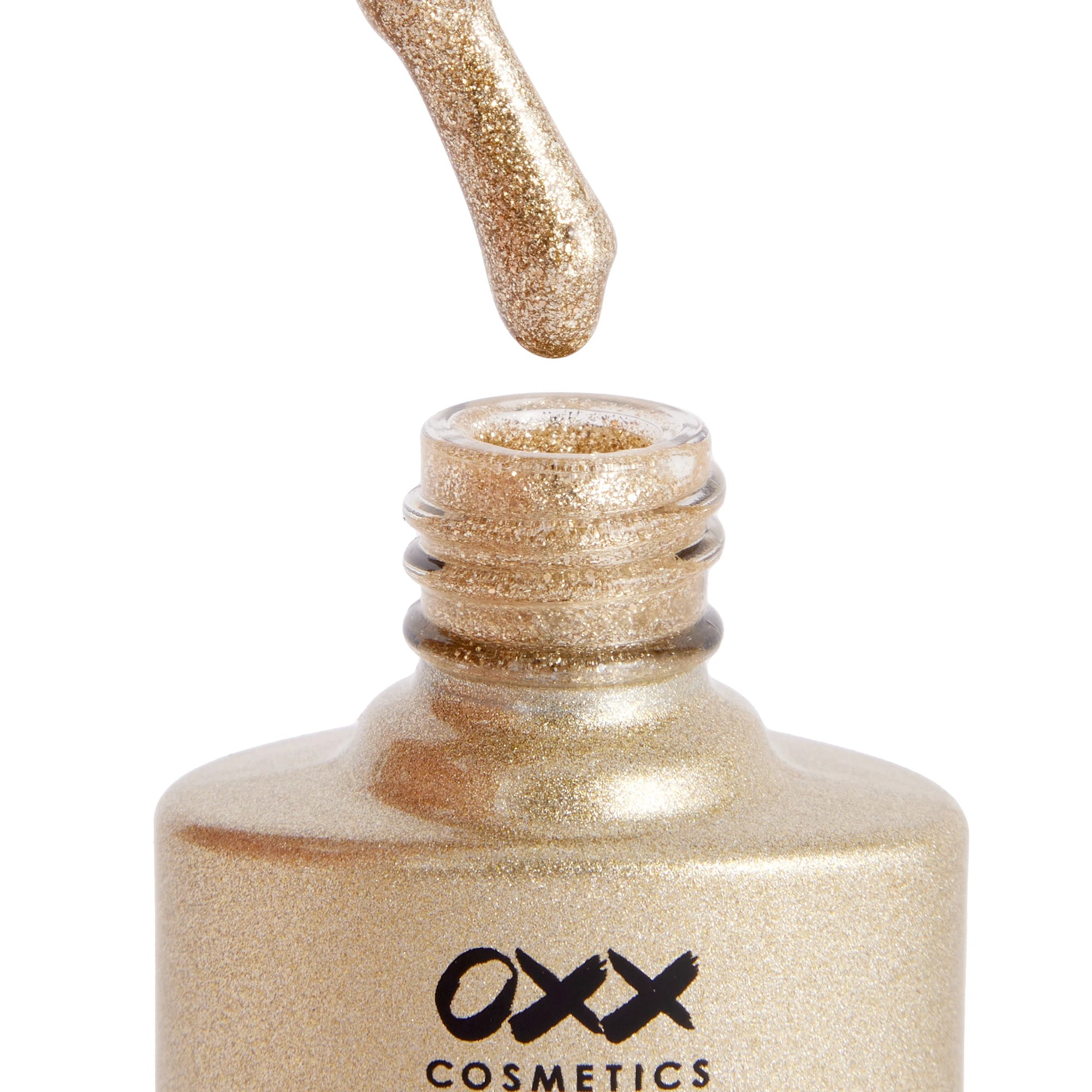 4 OXX Cosmetics UV Gel Nail Polish - Liquid Gold, 4 of 5