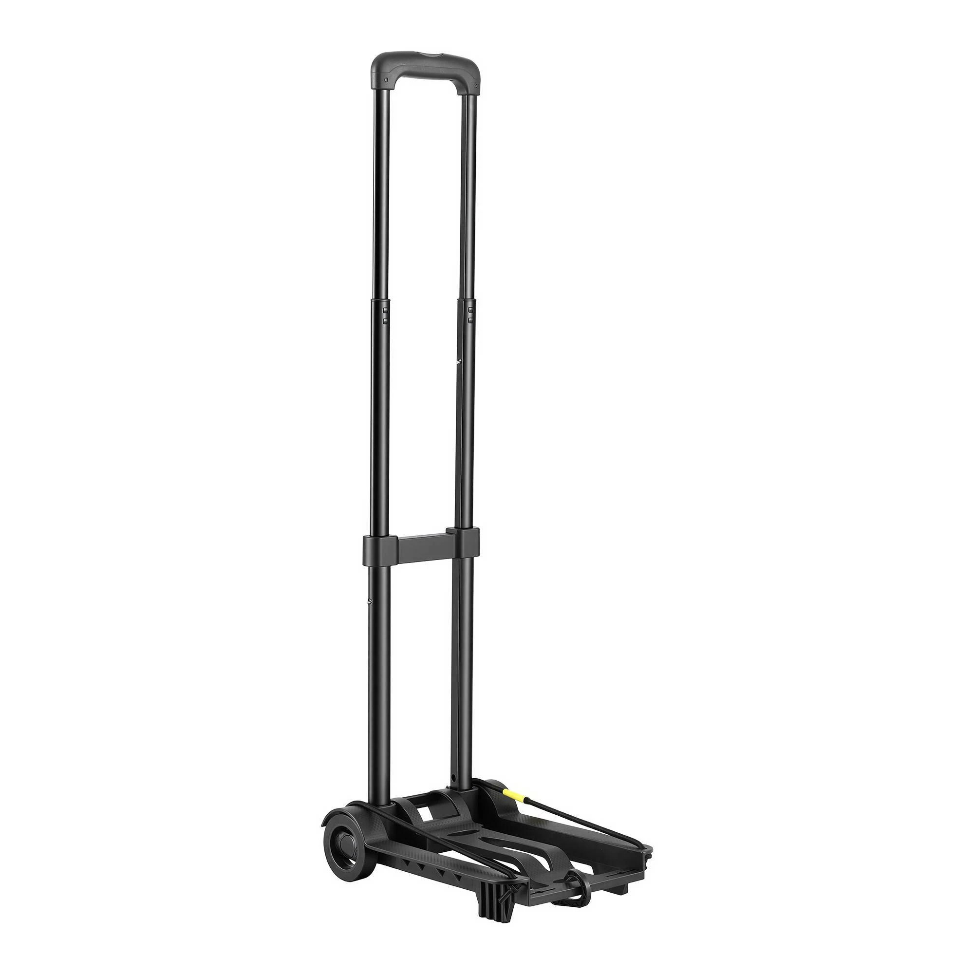 3 Giantz Folding Trolley Portable Hand Truck Lightweight Travel Luggage - Black, 3 of 8