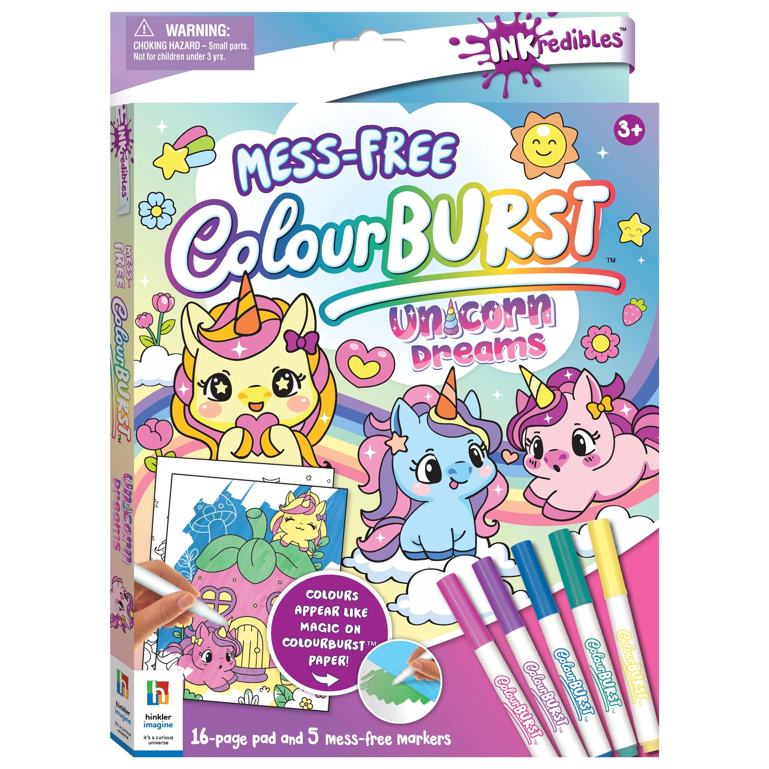 1 INKredibles Mess-Free ColourBurst Unicorn Dreams Activity Kit - Book, 1 of 6