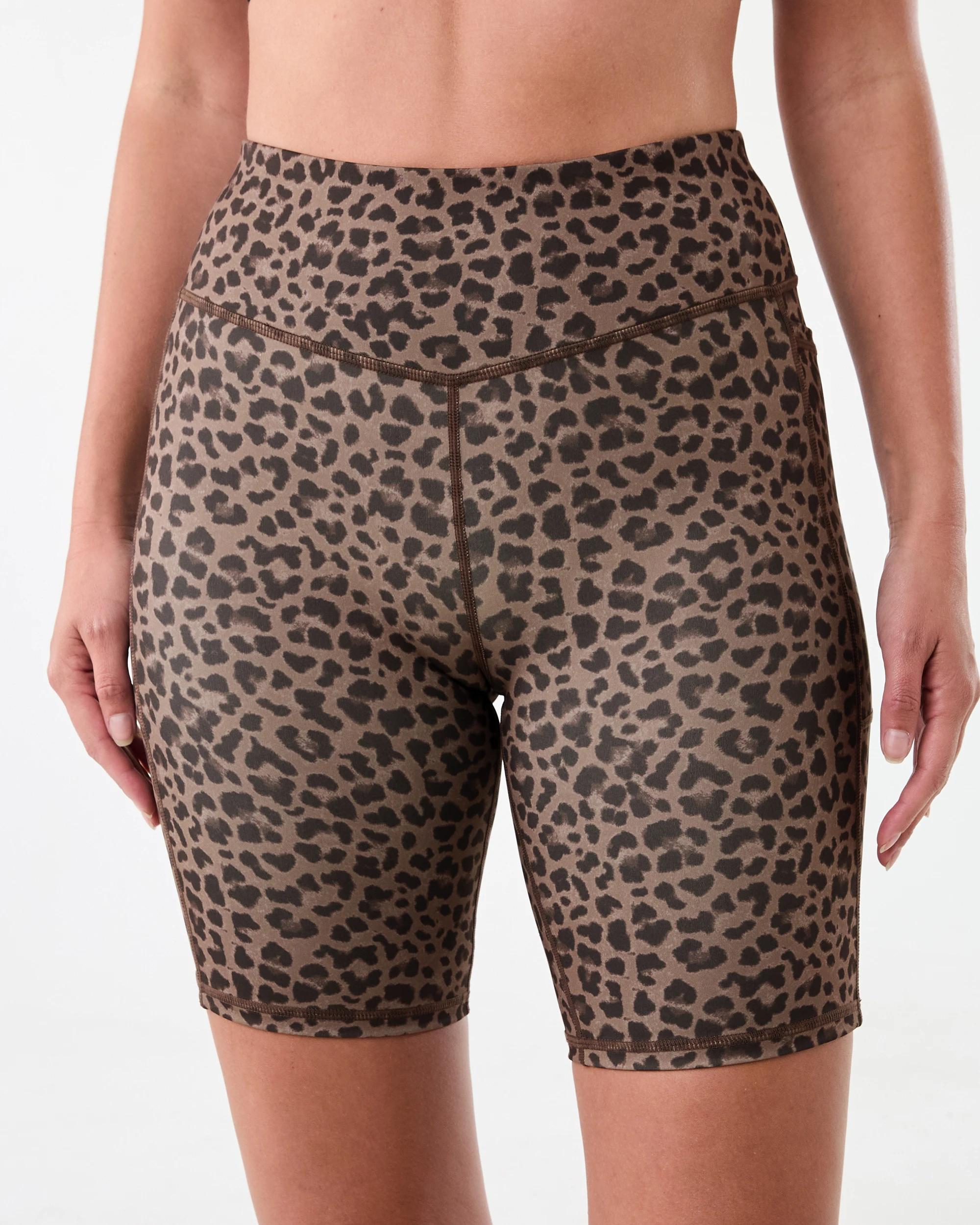 1 Active Womens Recycled Bike Shorts Brn Lpd, 1 of 6