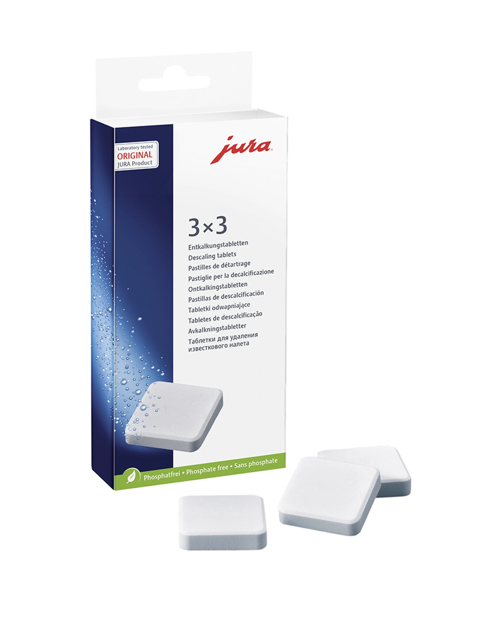 1 9pc Jura Espresso/coffee Machine Descaling And Protection Cleaning Tablets
 - White, 1 of 3