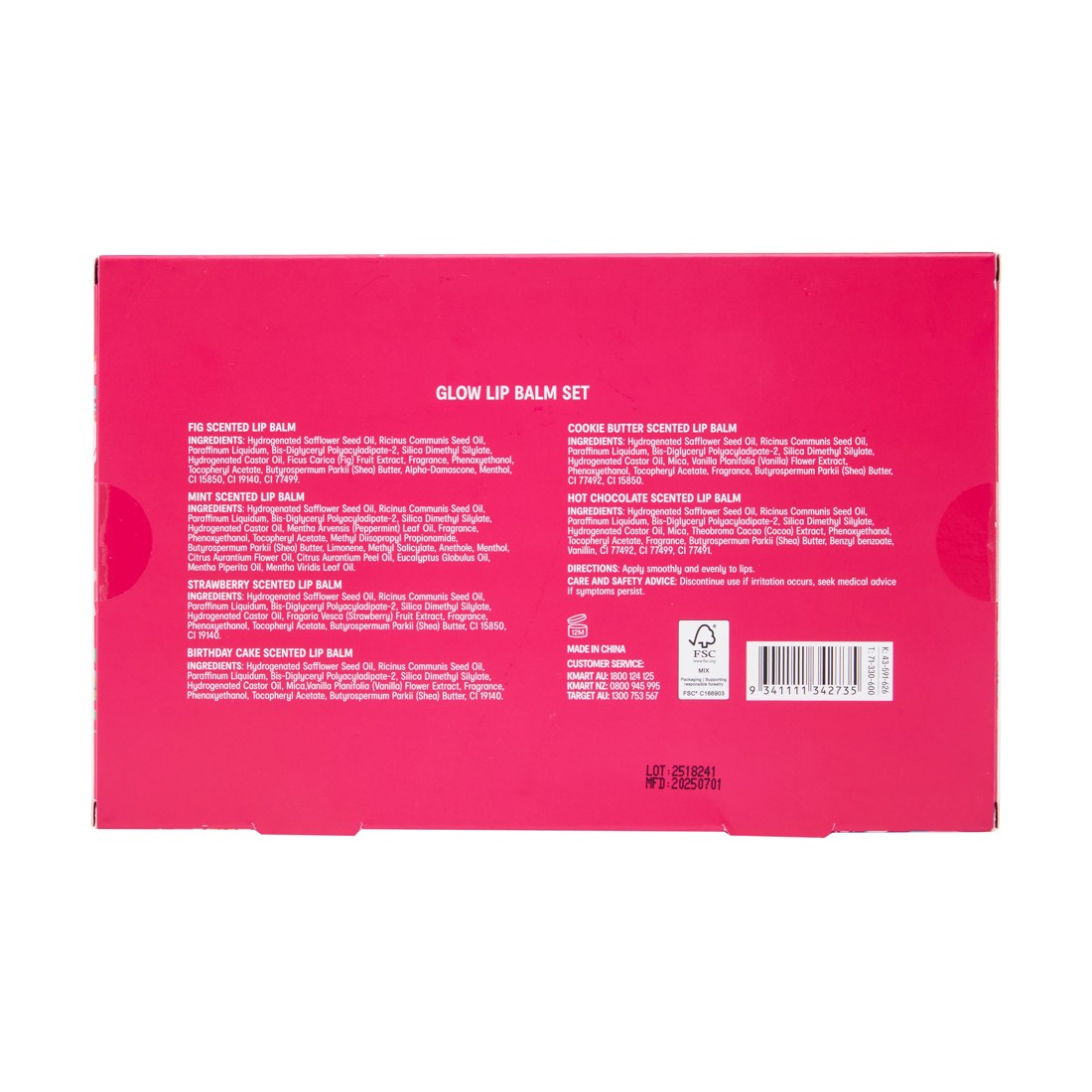 5 OXX Skincare 6 Piece Lip Balm Set, 5 of 5