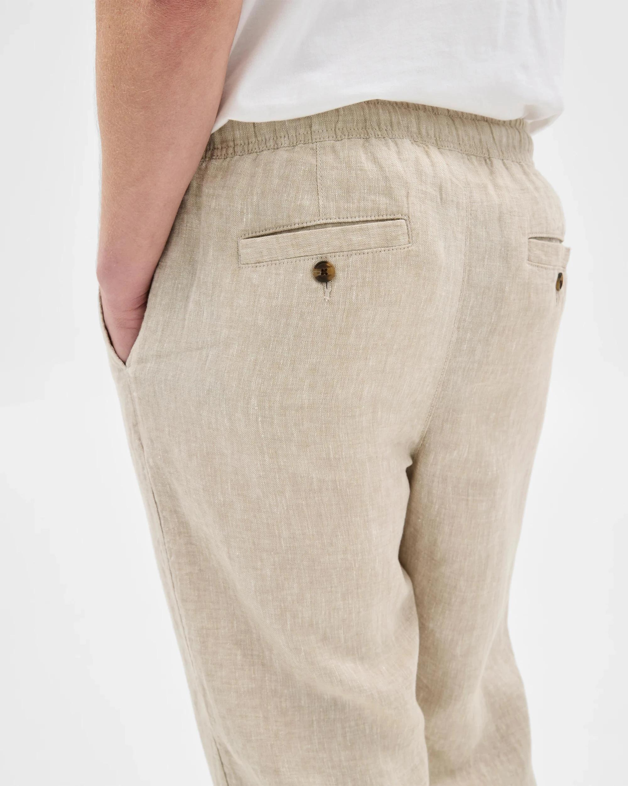 4 Target European Linen Pants STONE, 4 of 7
