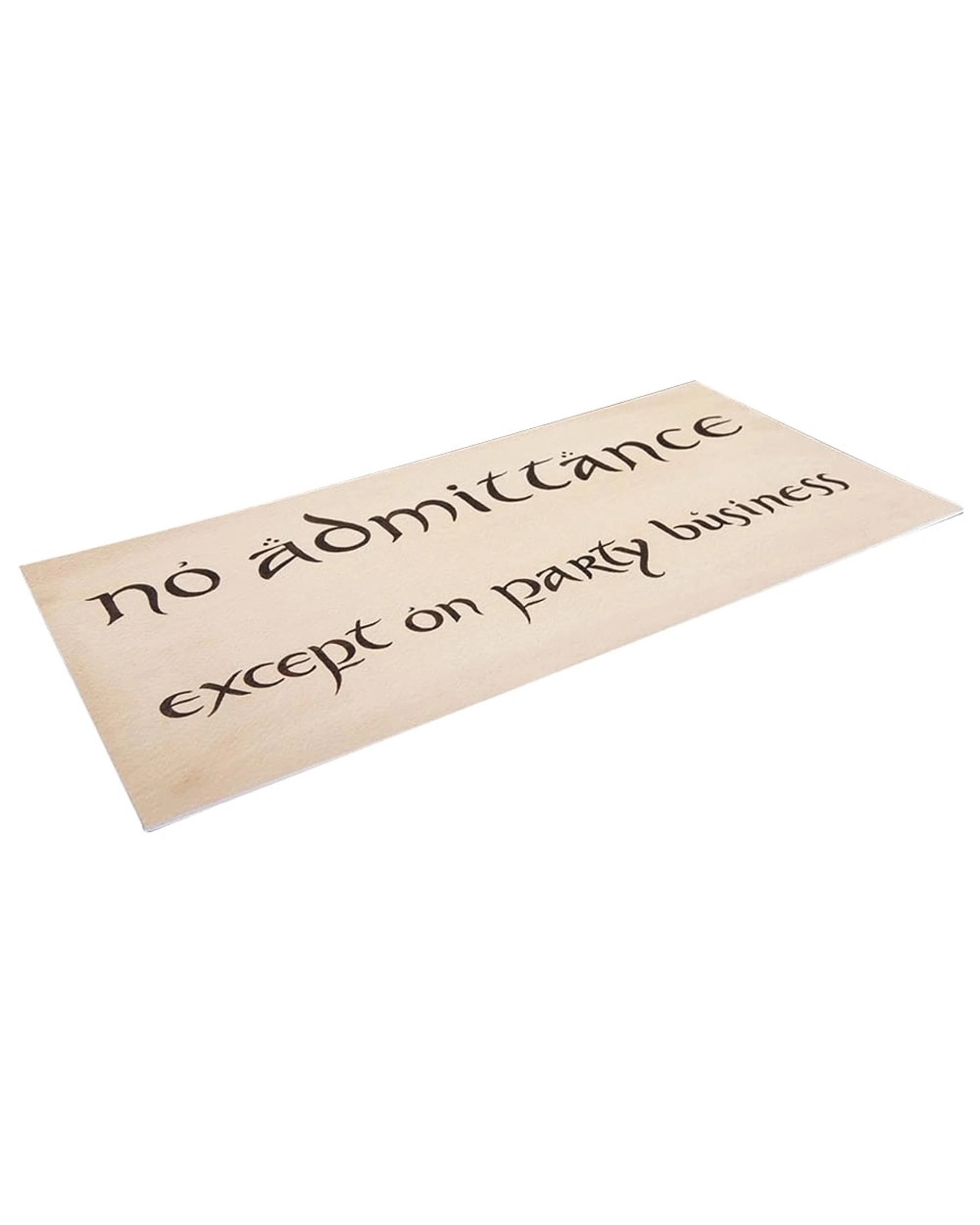 2 The Hobbit: No Admittance Sign Replica, 2 of 2