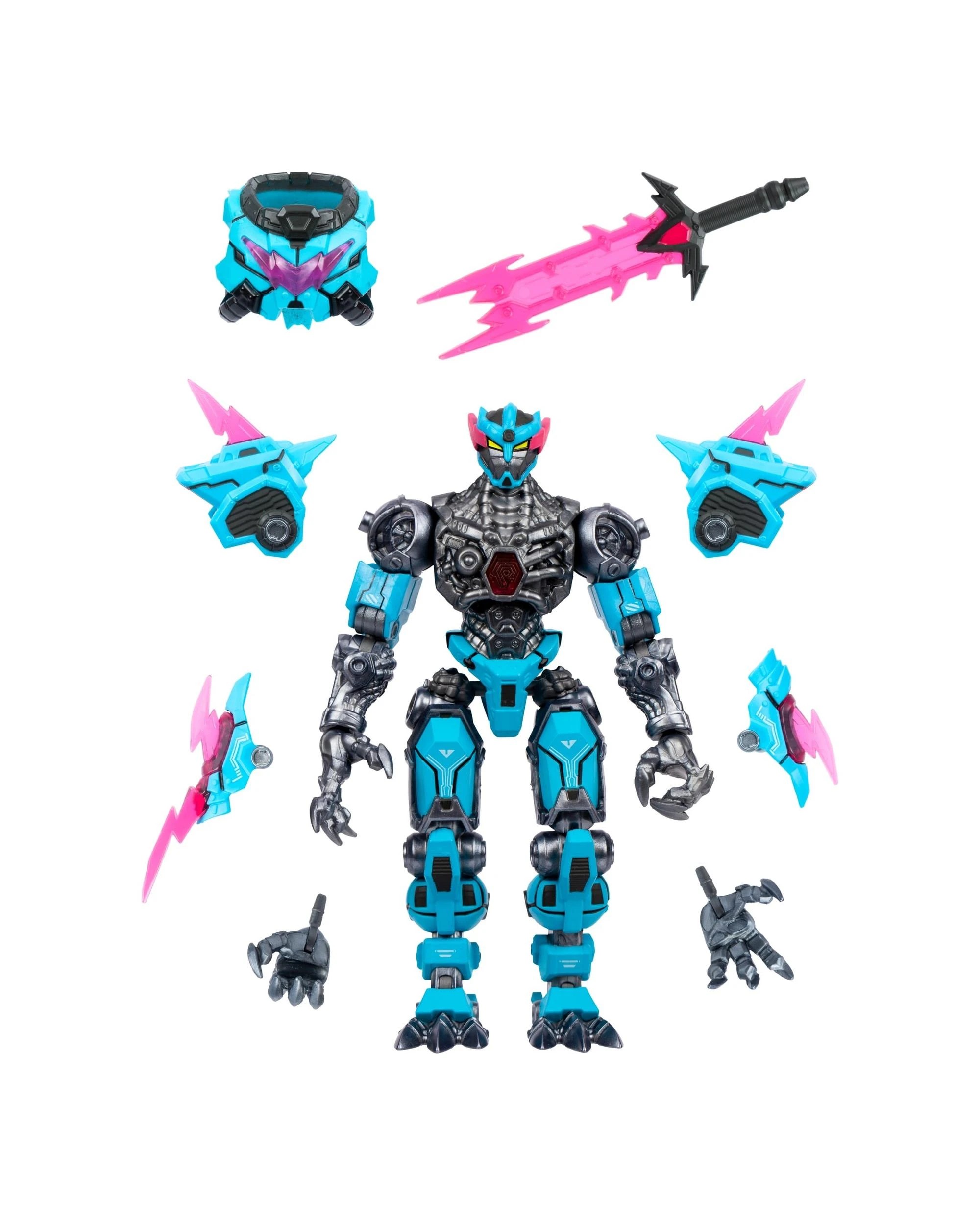8 Mr Beast Lab Platinum Series S2 W1 Collector Pack Panther Battle Titan Figure, 8 of 9