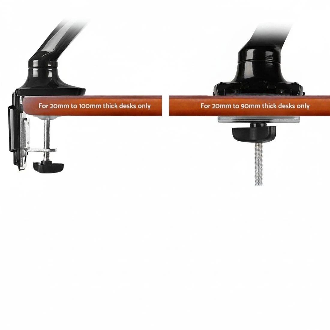 5 Artiss Monitor Arm Gas Spring Desk Mount Screen Holder - Black, 5 of 9