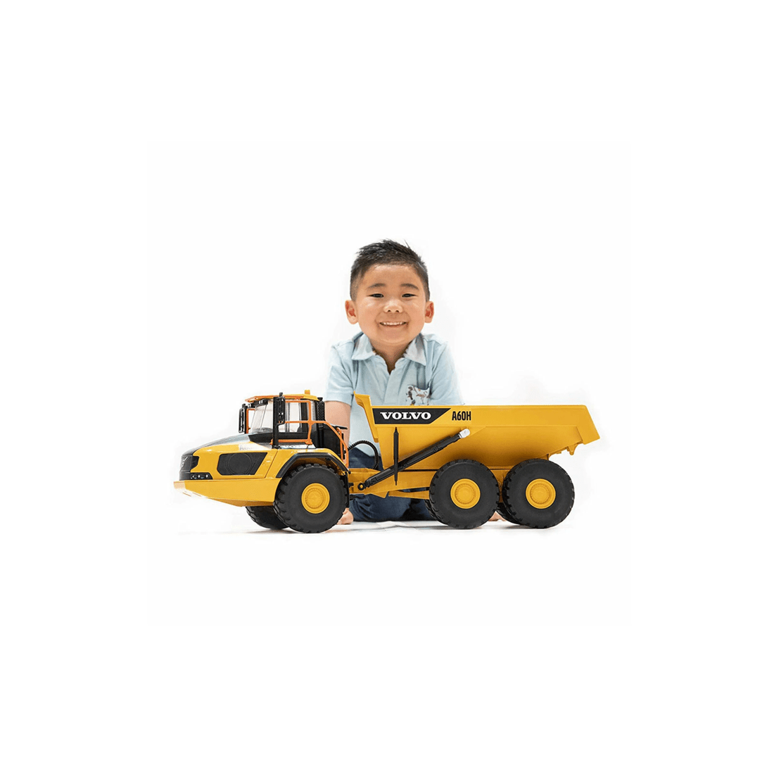 9 Bruder 1 16 Volvo A60h Construction Hauler Toy Dump Truck Yellow 3 Years - Yellow, 9 of 9