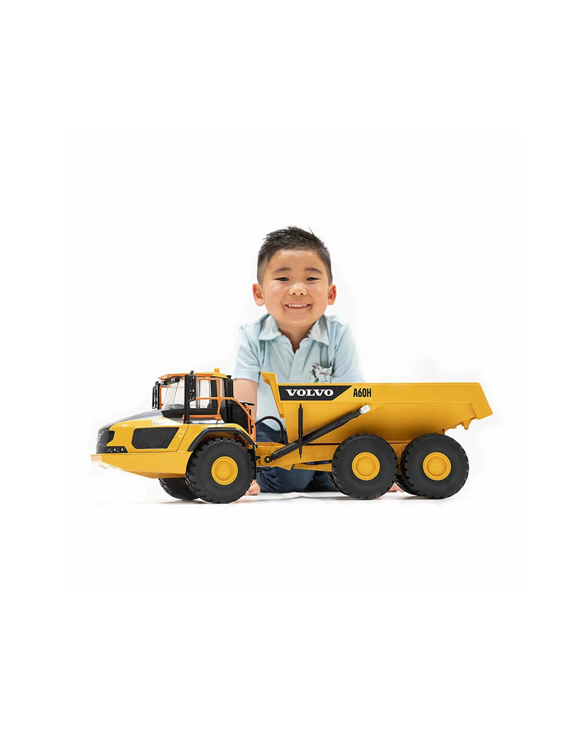 9 Bruder 1 16 Volvo A60h Construction Hauler Toy Dump Truck Yellow 3 Years - Yellow, 9 of 9