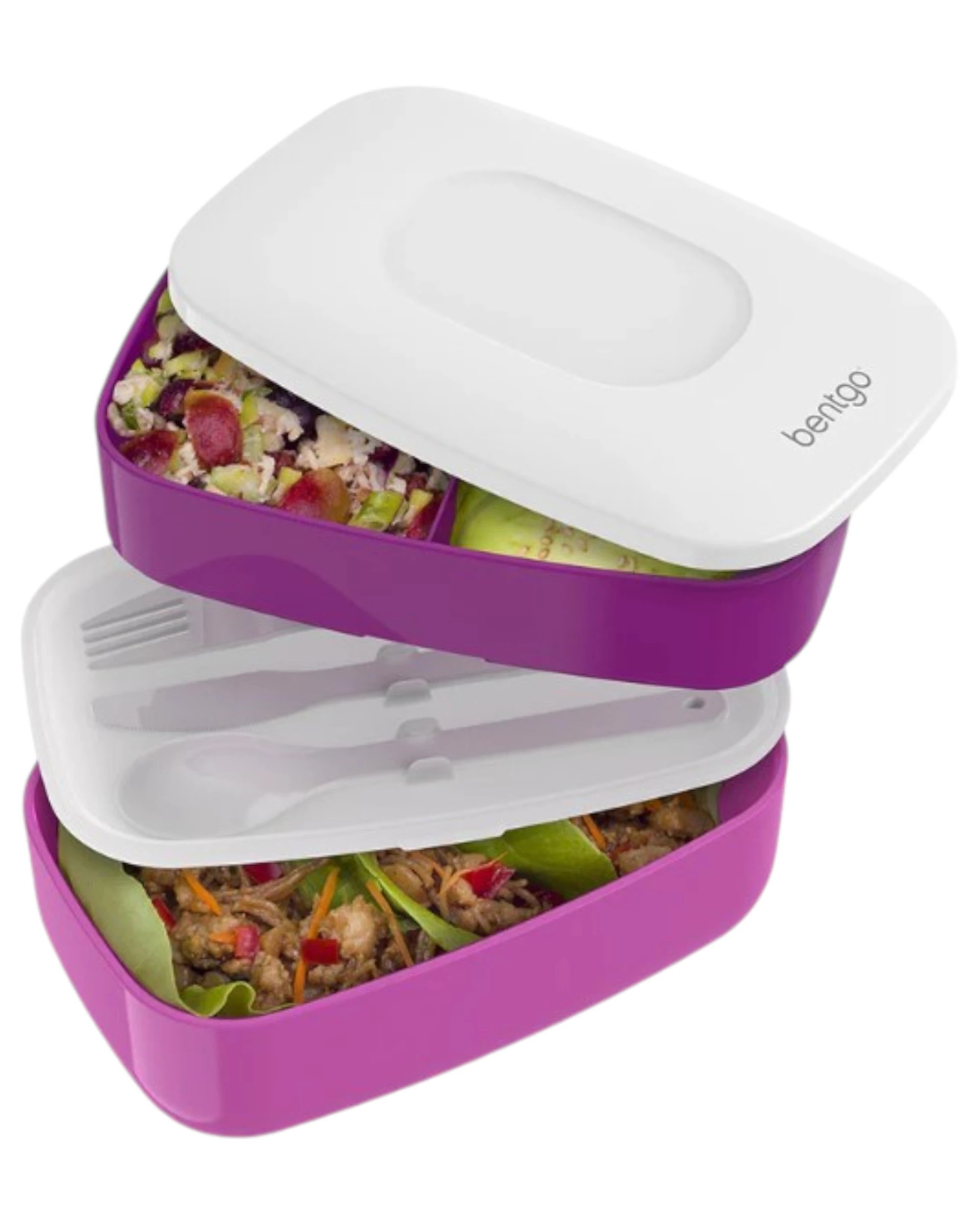 1 Bentgo All-In-One Lunch Box Container Storage - Purple, 1 of 6