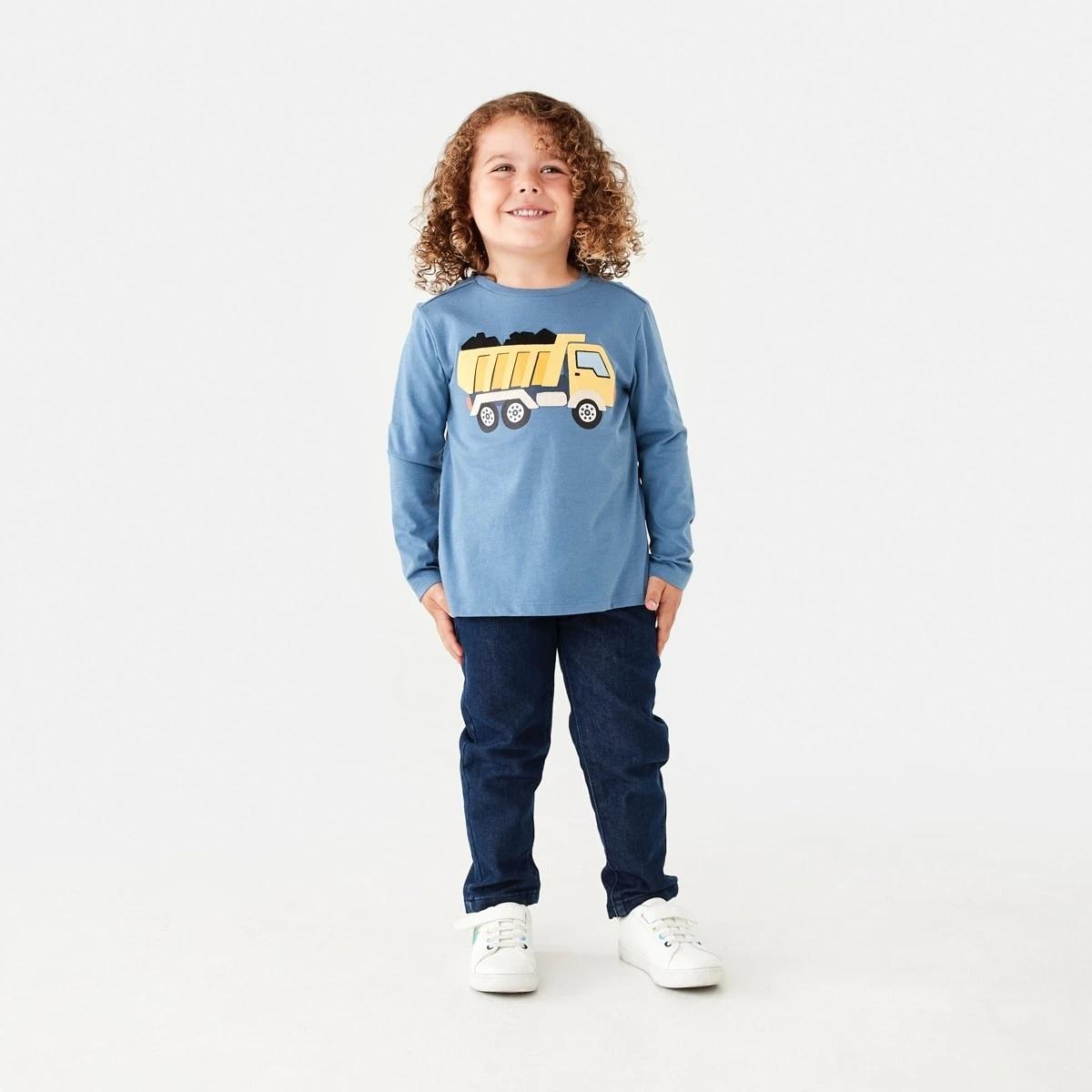 5 Long Sleeve Applique T-shirt Cblue Trck, 5 of 8