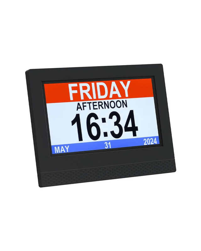 Artiss 7" Digital Day Clock Calendar Alarm - B