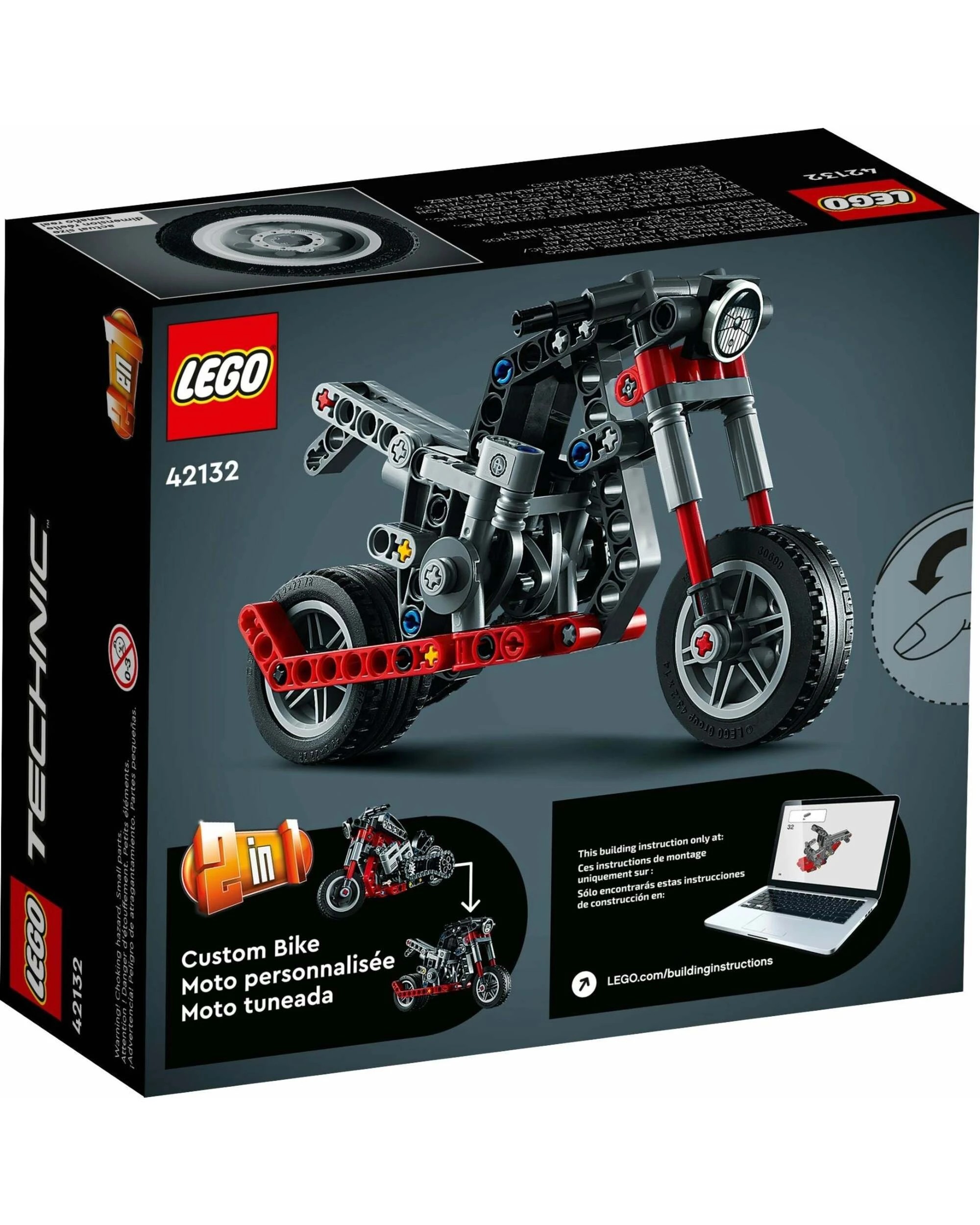 4 LEGO Technic 42132 : Motorcycle, 4 of 5