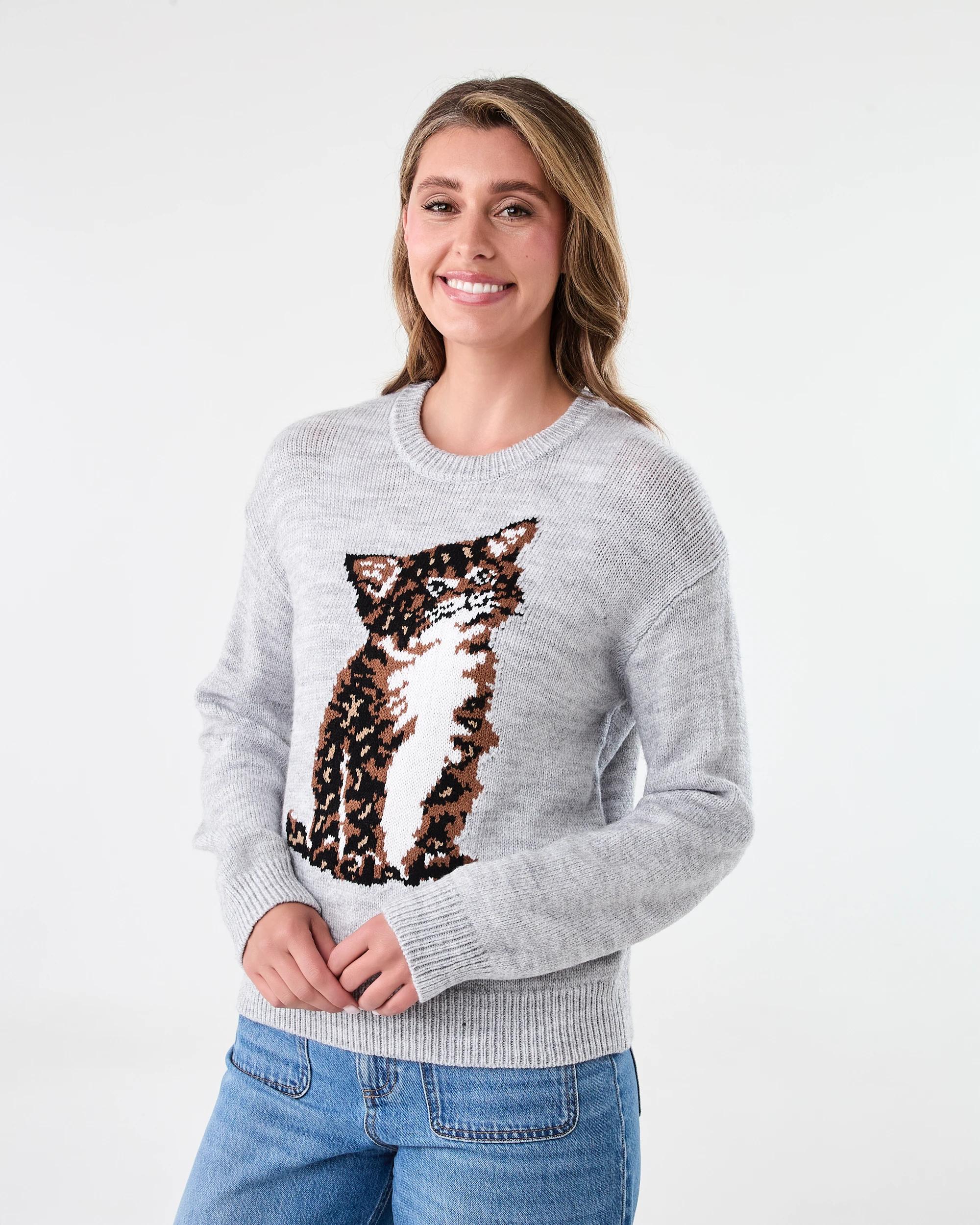 2 Jacquard Jumper Gr Cat, 2 of 8