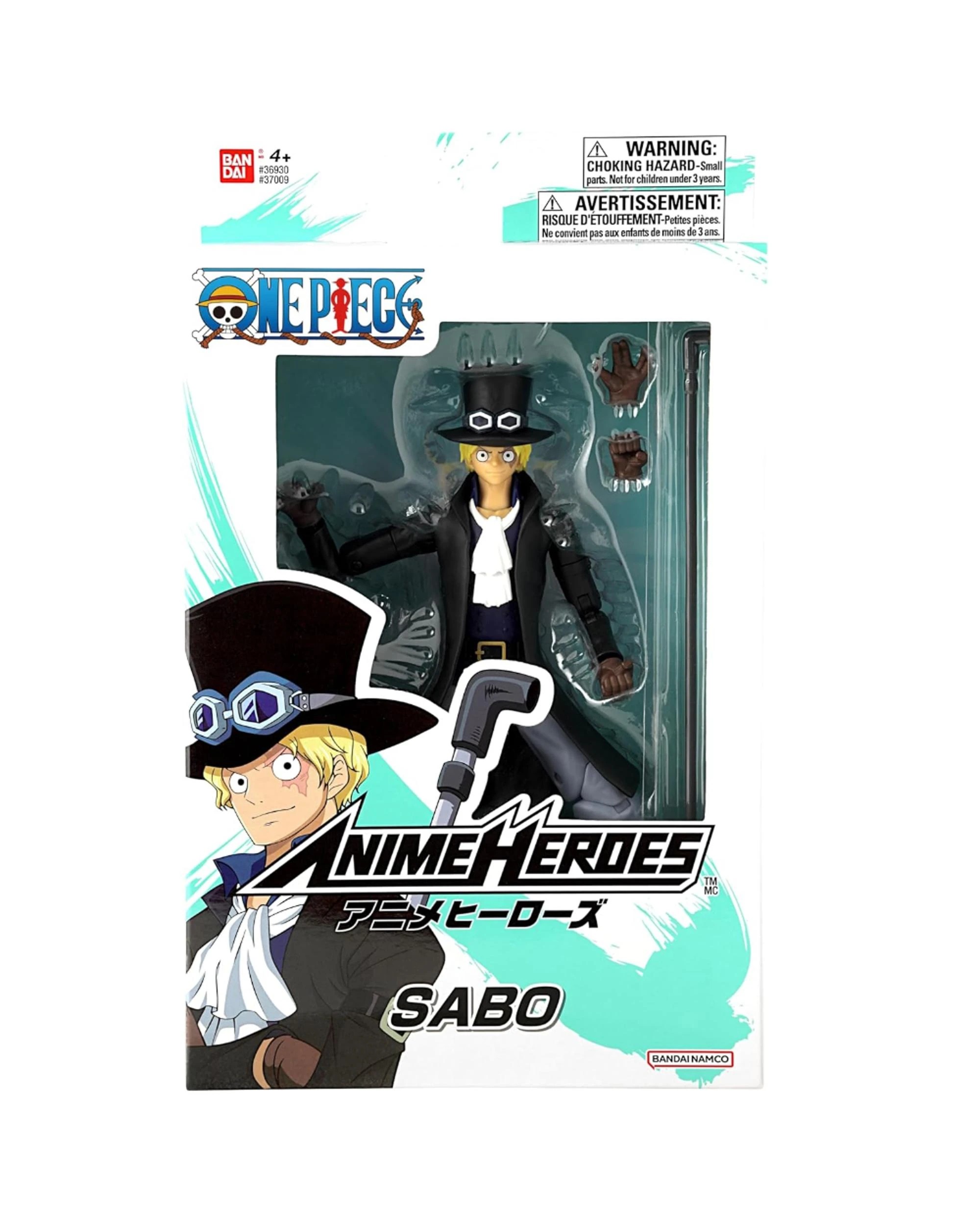 1 Bandai One Piece Anime Heroes Sabo Figure, 1 of 6