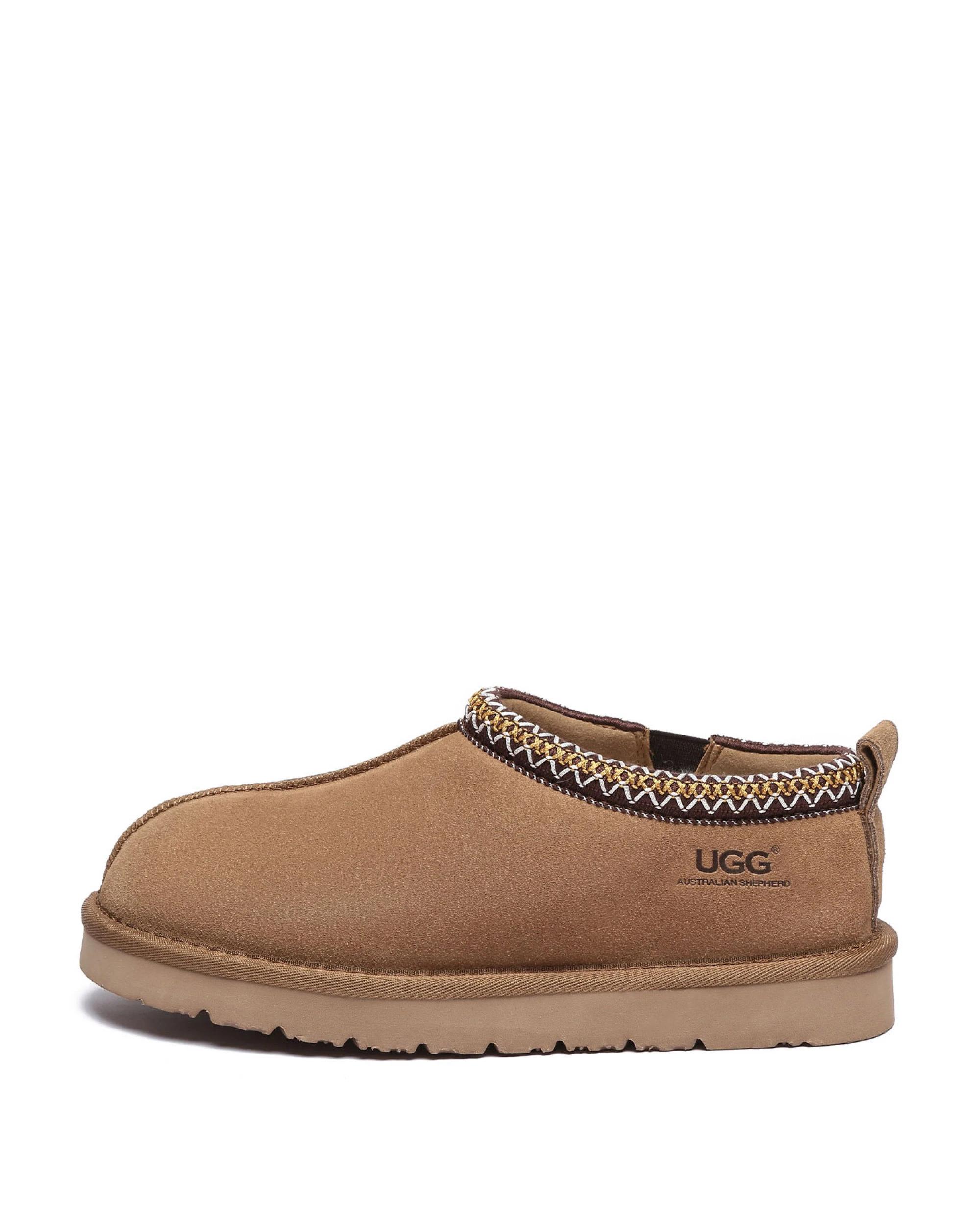 4 Australian Shepherd UGG Unisex Valen Cow Suede Boots CHESTNUT, 4 of 5