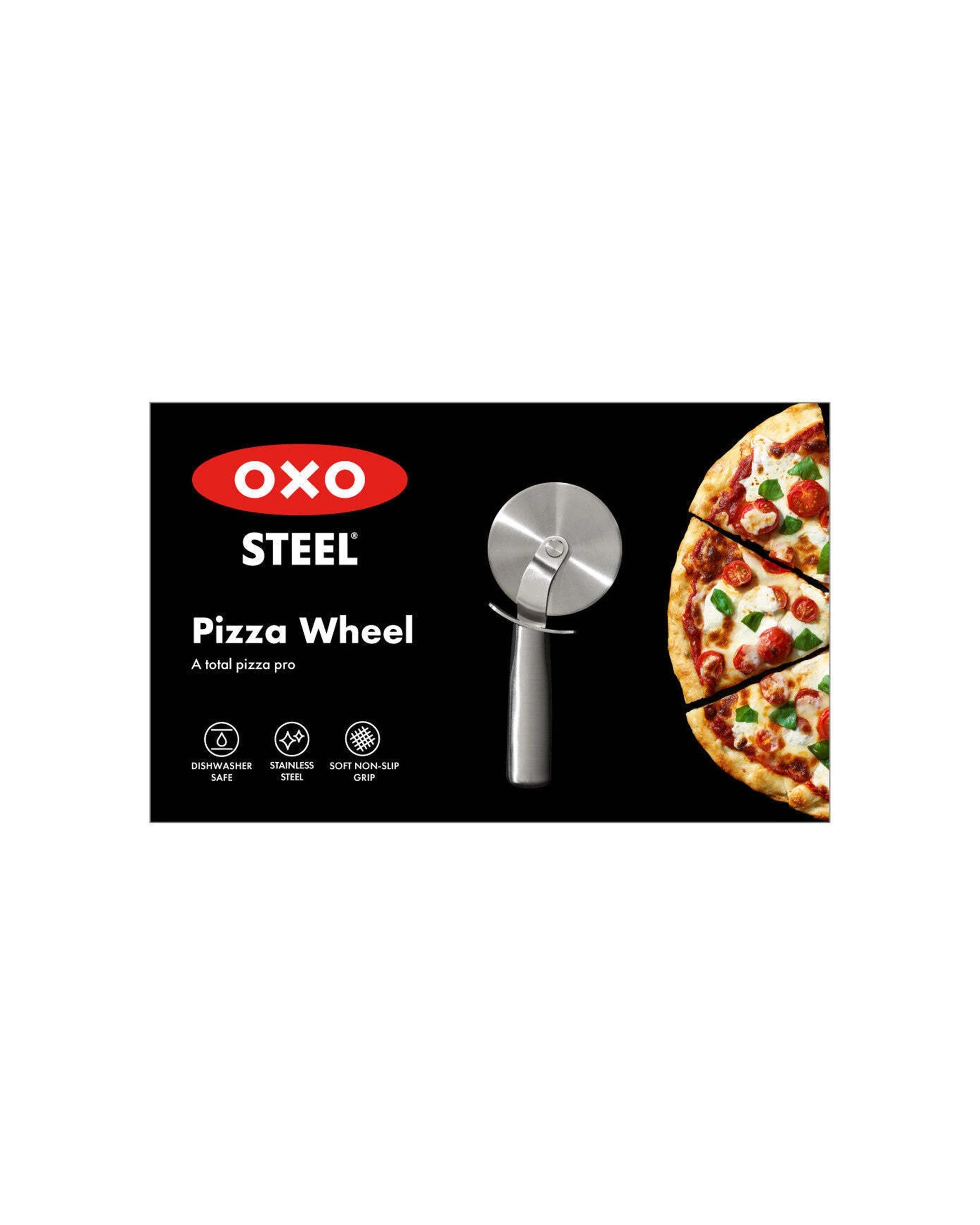 6 Oxo Good Grips Stainless Steel 10cm Pizza Wheel With Thumb Guard Non Slip - Silver, 6 of 6