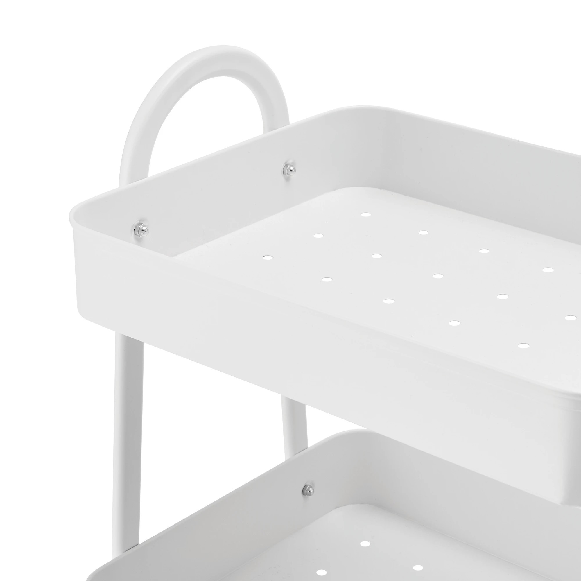 6 White 3 Tier Trolley, 6 of 8