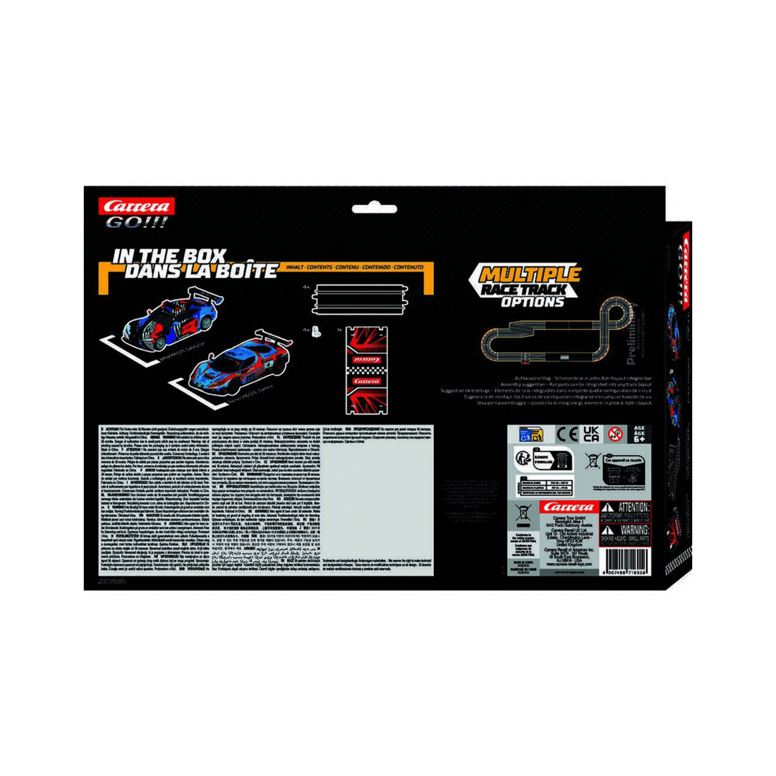 2 Carrera GT Racer Extension Pack - Slot Car Race Set - 2 Cars With Tunnel
 - black, 2 of 4