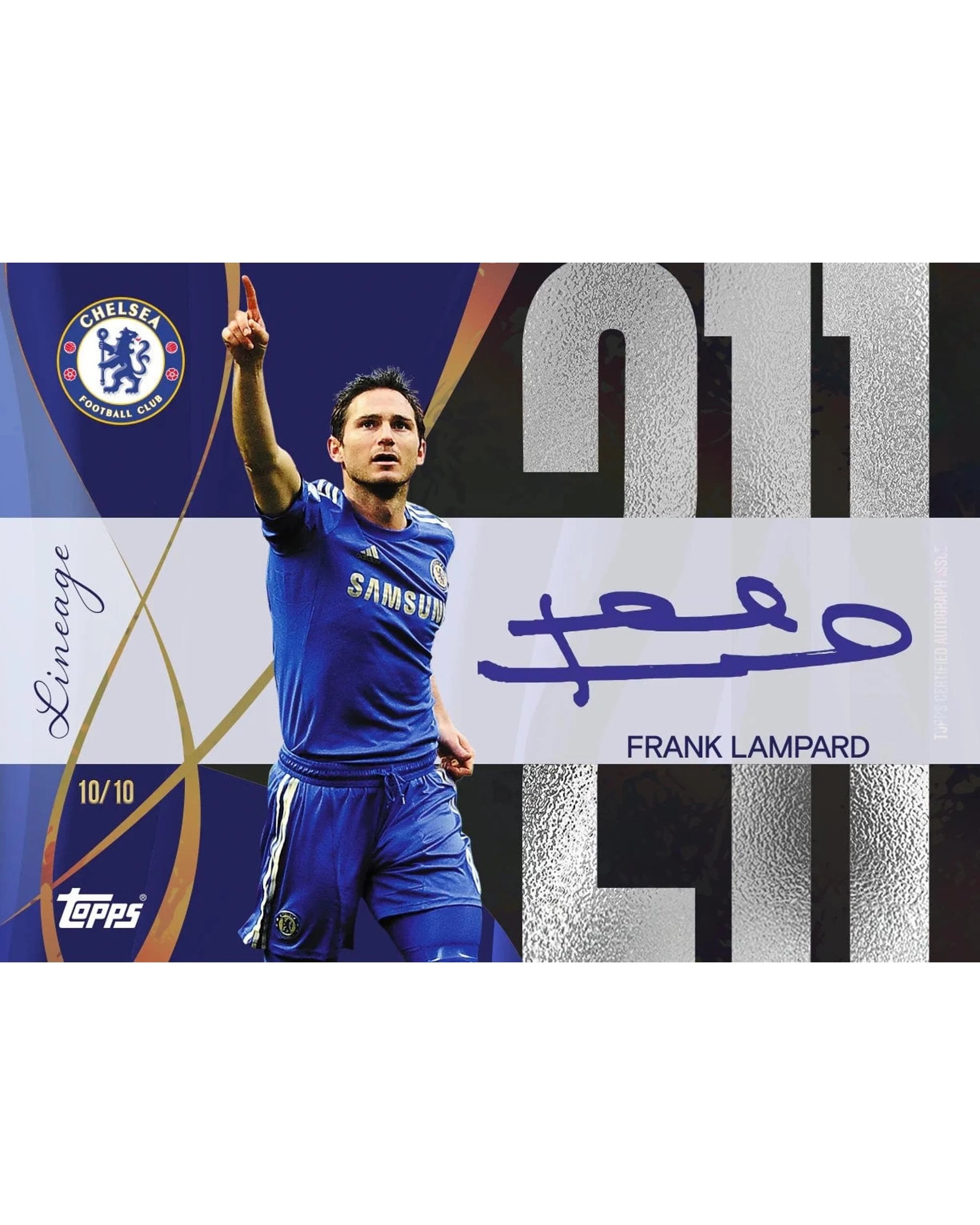 8 Topps 2024/25 Chelsea Lineage 120 Year Anniversary Edition Soccer Hobby Box, 8 of 9