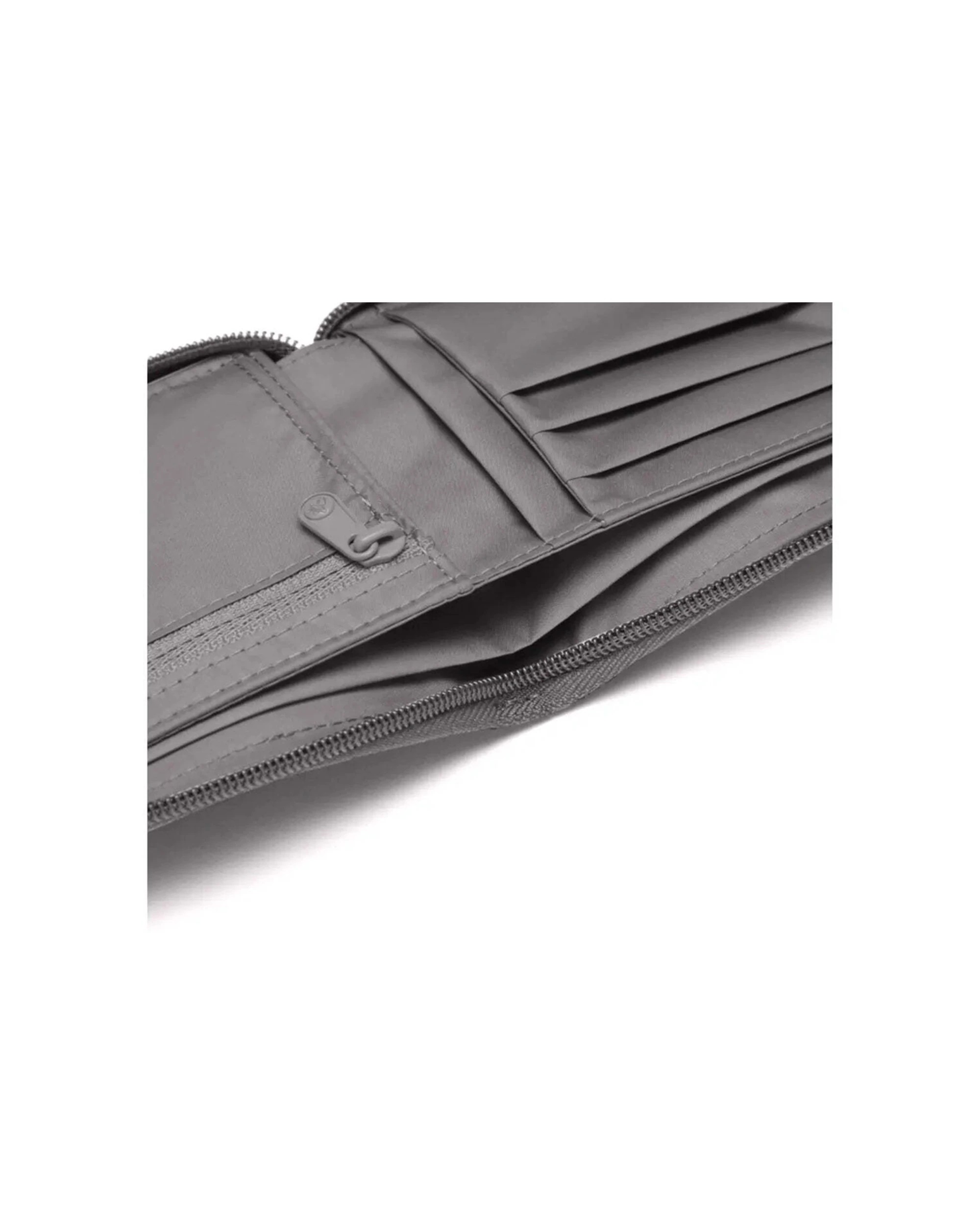 4 Pacsafe RFIDsafe Zip Around Wallet RFID Blocking Easy Card Access Hidden Pocket Stone - Grey, 4 of 7