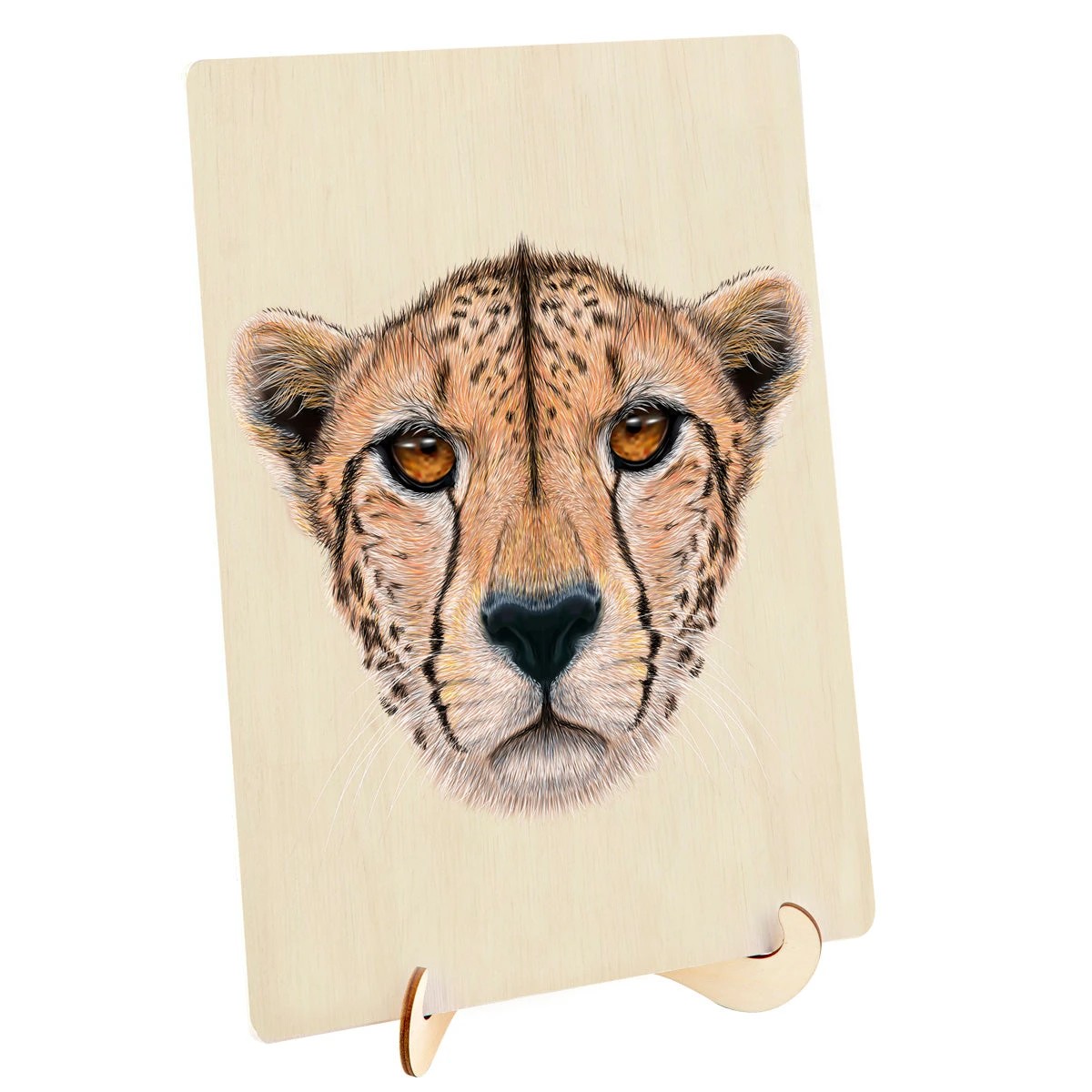 2 Puzzle Master 135 Piece Wooden Jigsaw Puzzle, Cheetah, 2 of 5