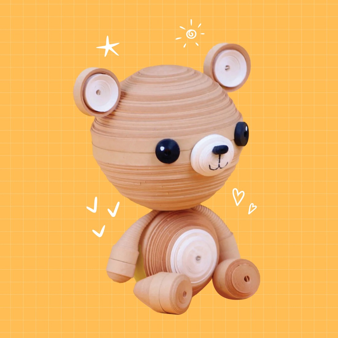 5 Oh My Craft! Paper Quilling Bella Bear, 5 of 5