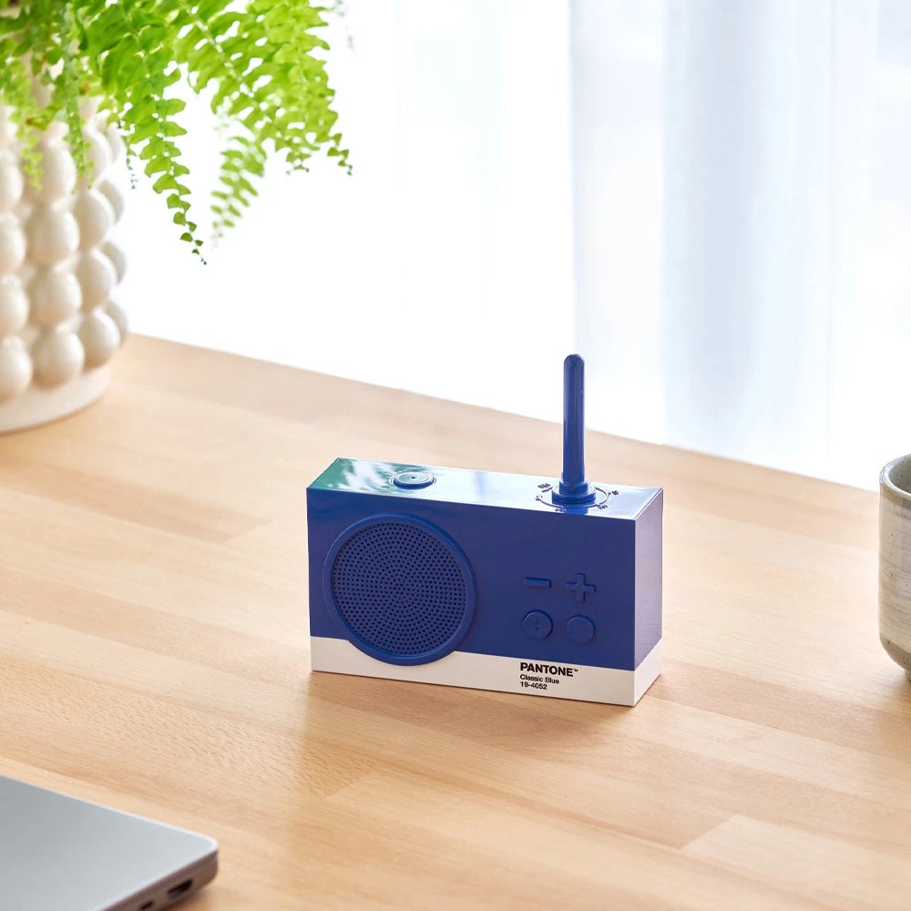 6 Lexon Thykho 3 Fm Radio & Bluetooth Speaker PANTONE - Blue, 6 of 6