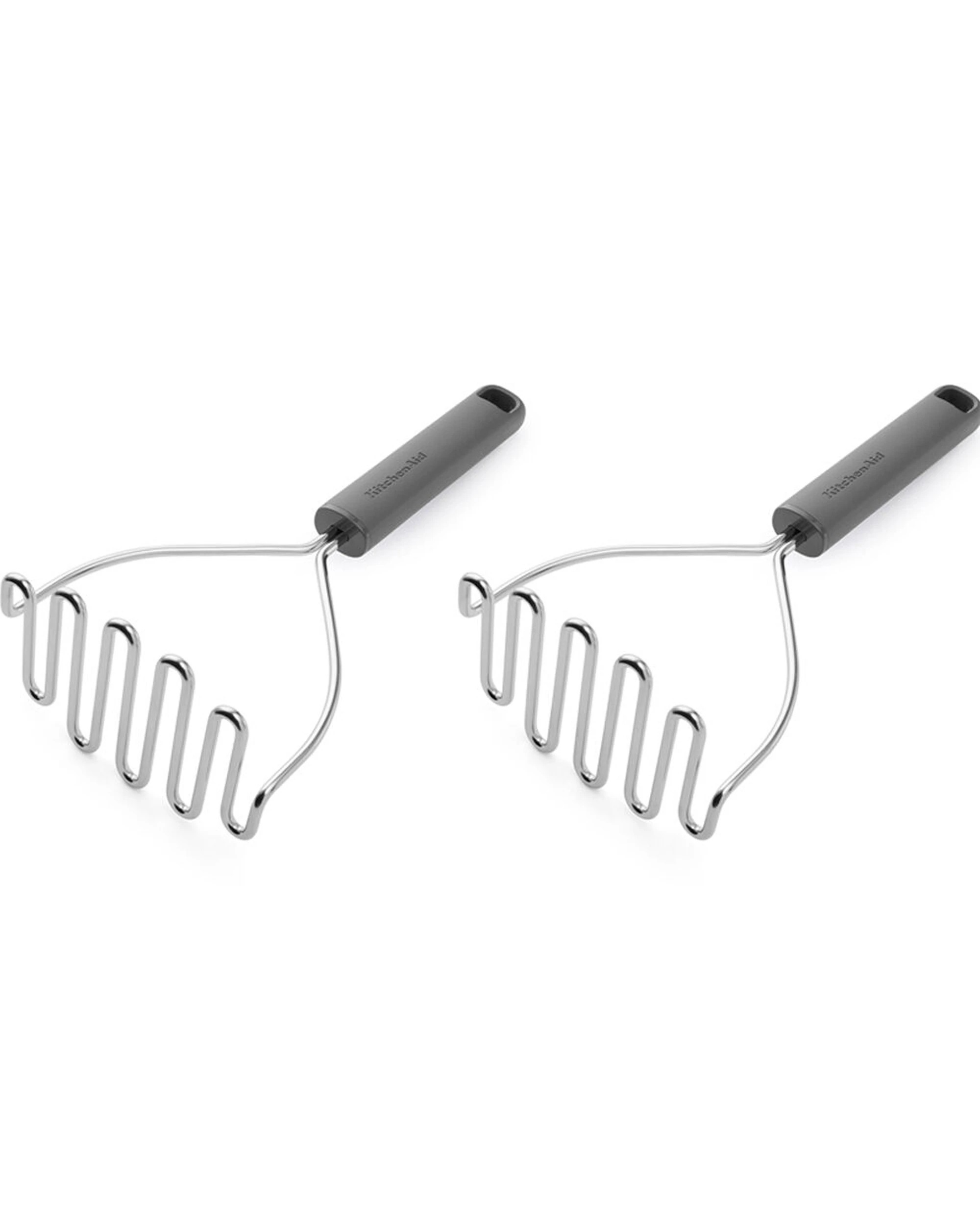 1 KitchenAid Classic Wire Multipurpose Masher 2PK Ergonomic Handle Rust-Resistant - Charcoal, 1 of 6