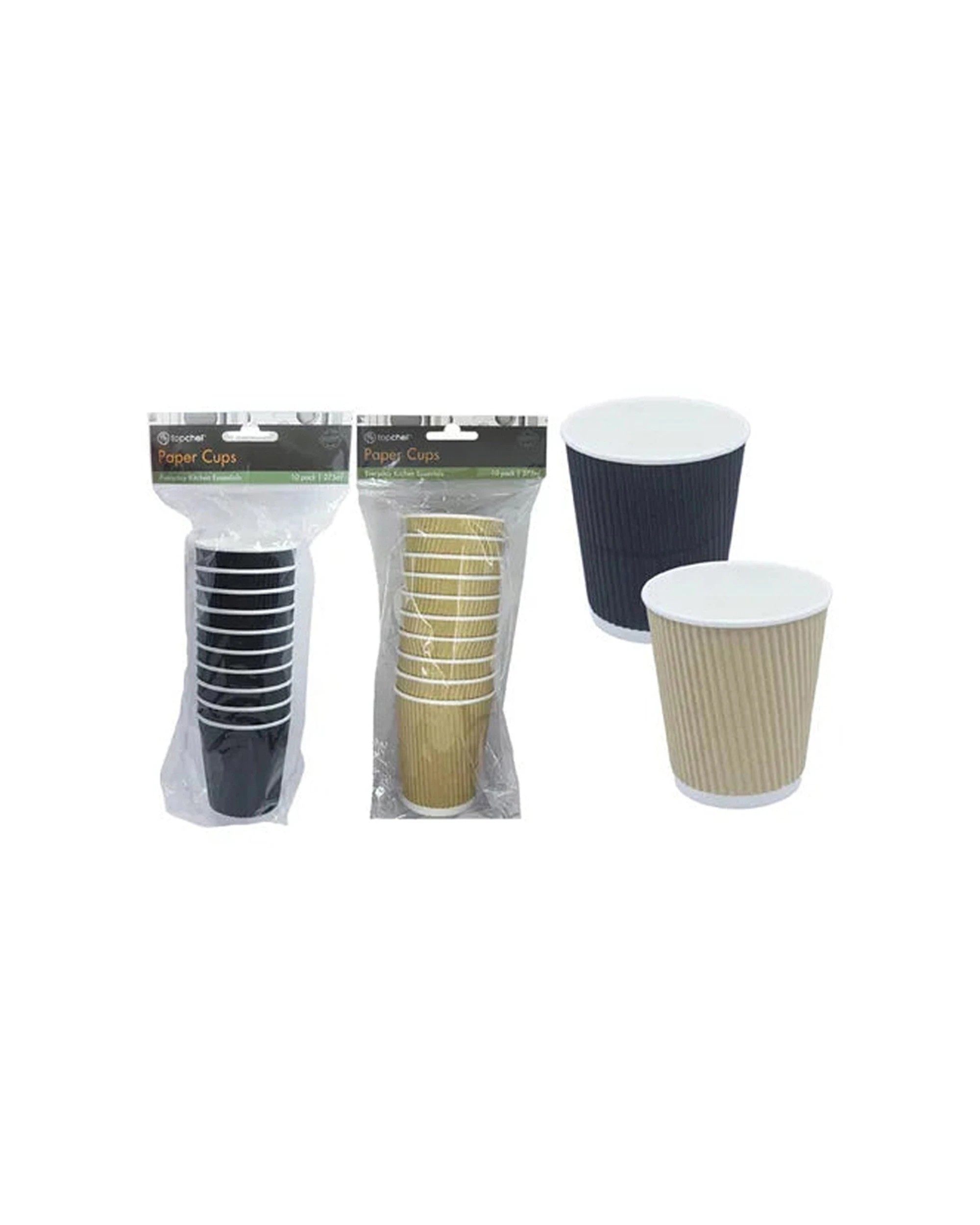 3 Top Chef 10 Pack Disposable Paper Cups 275ml 28.5 X 7.5cm Assorted Party
 - Multi, 3 of 3
