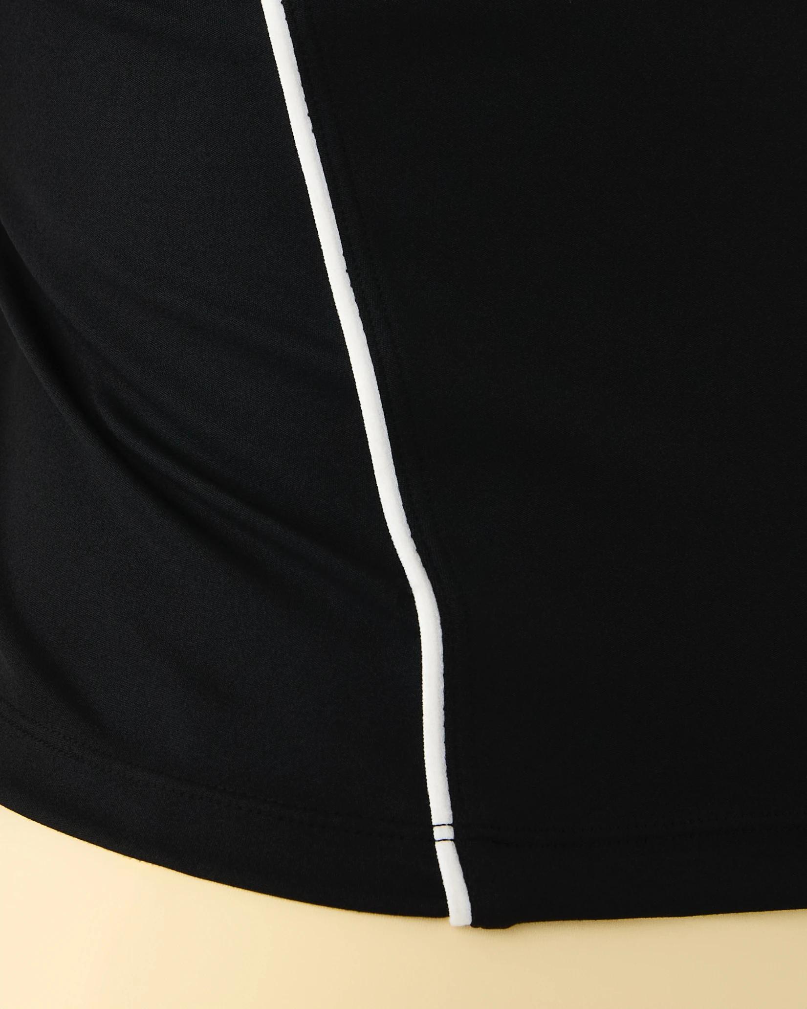 6 Active Womens Dual Strap Tank Black, 6 of 7
