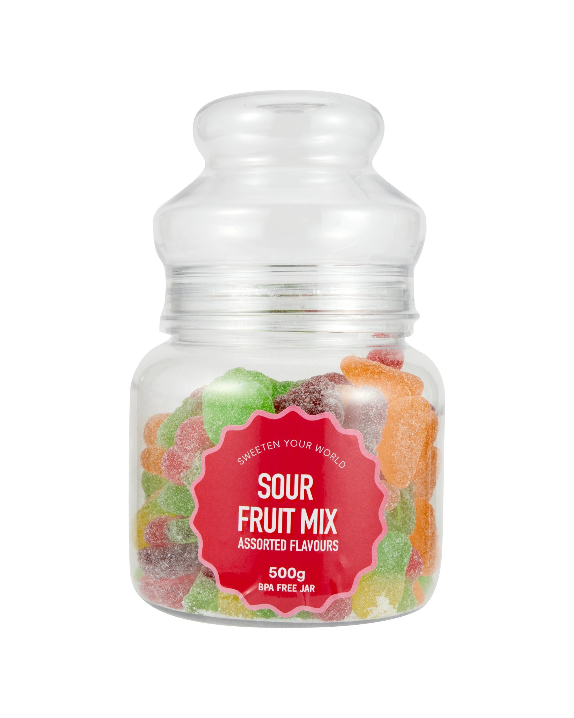 1 Assorted Flavours Sour Fruit Mix 500g, 1 of 5