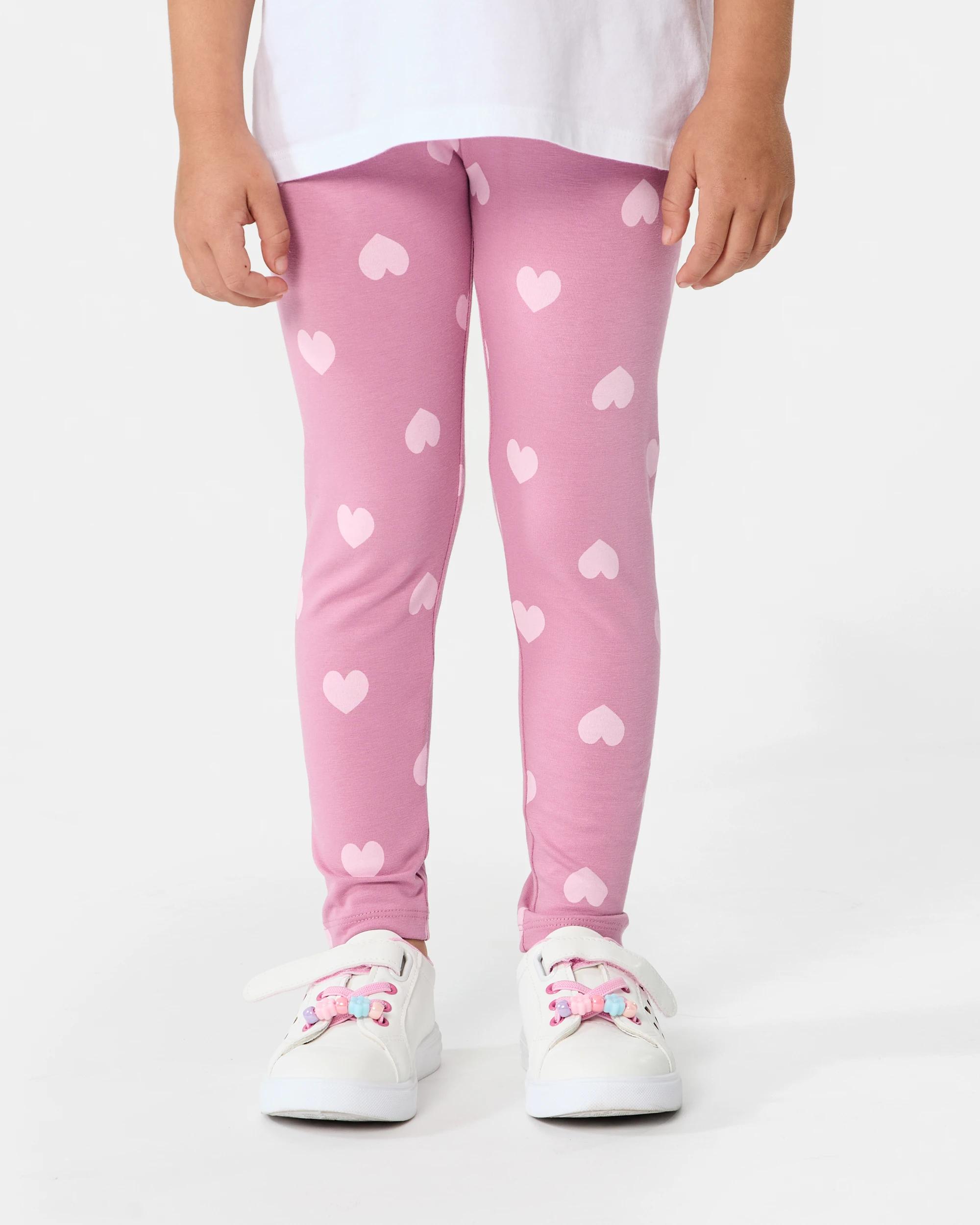 1 Leggings Pink Heart, 1 of 6