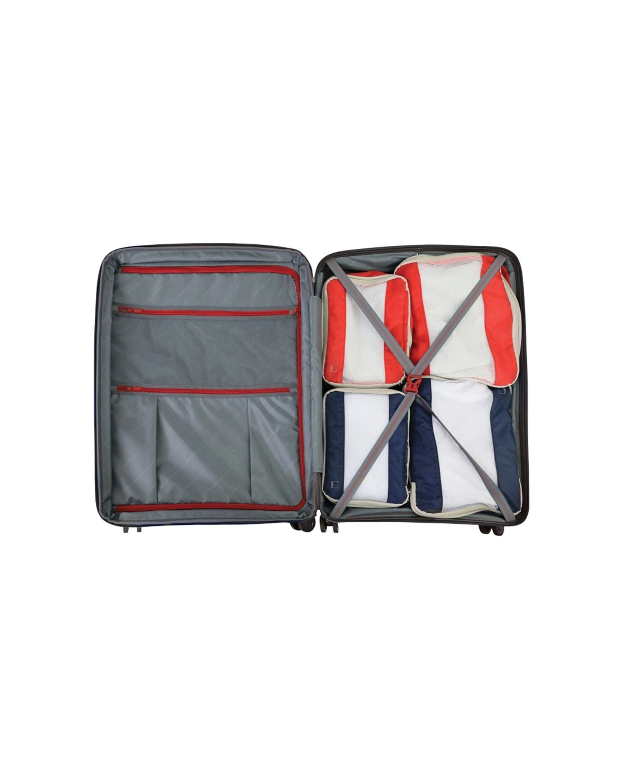 2 Pierre Cardin Normandy Medium 117L Hard Shell Case Suitcase Travel Luggage - Black, 2 of 4