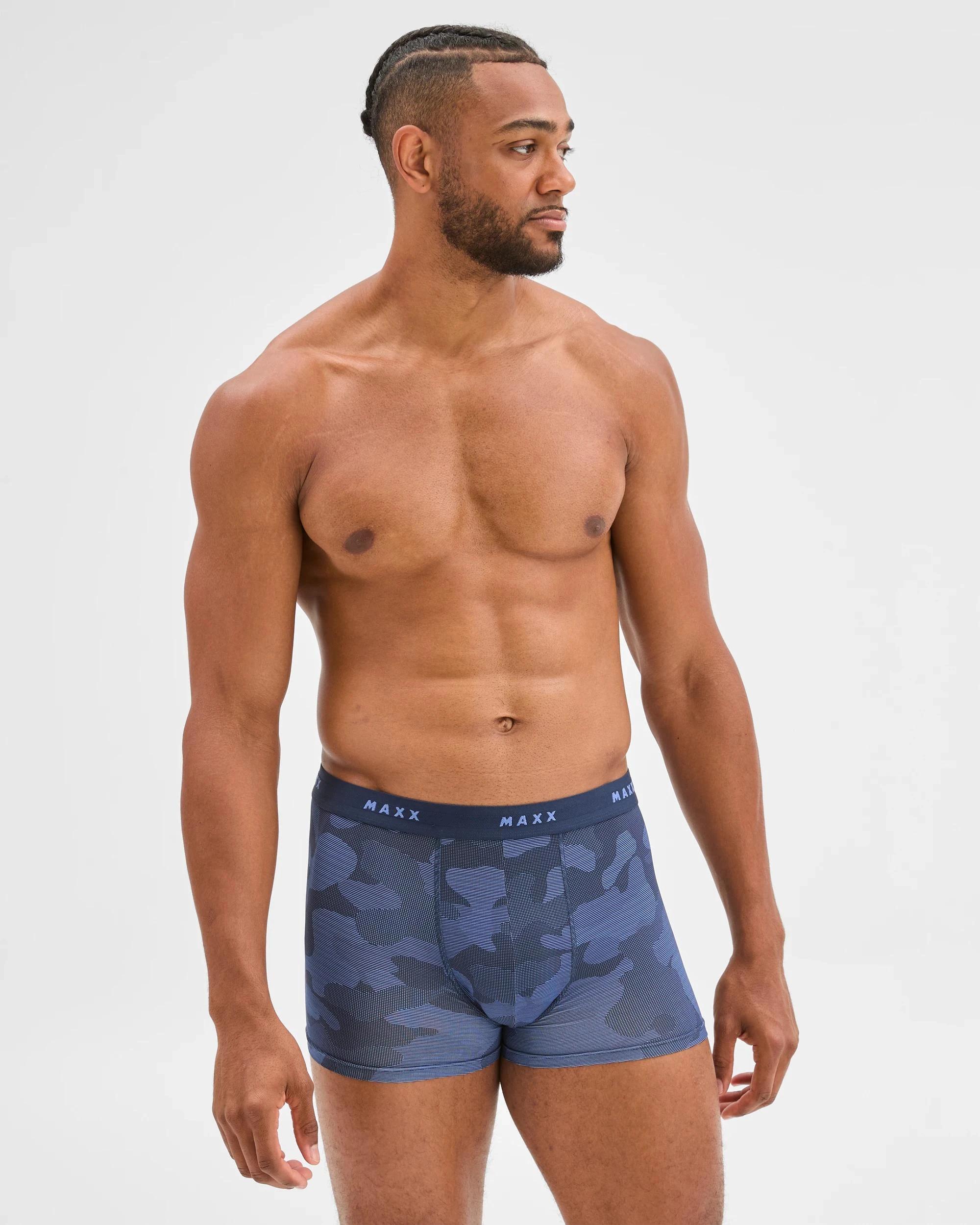 2 Maxx Microfibre Trunks 3 Pack BLUE CAMO, 2 of 4