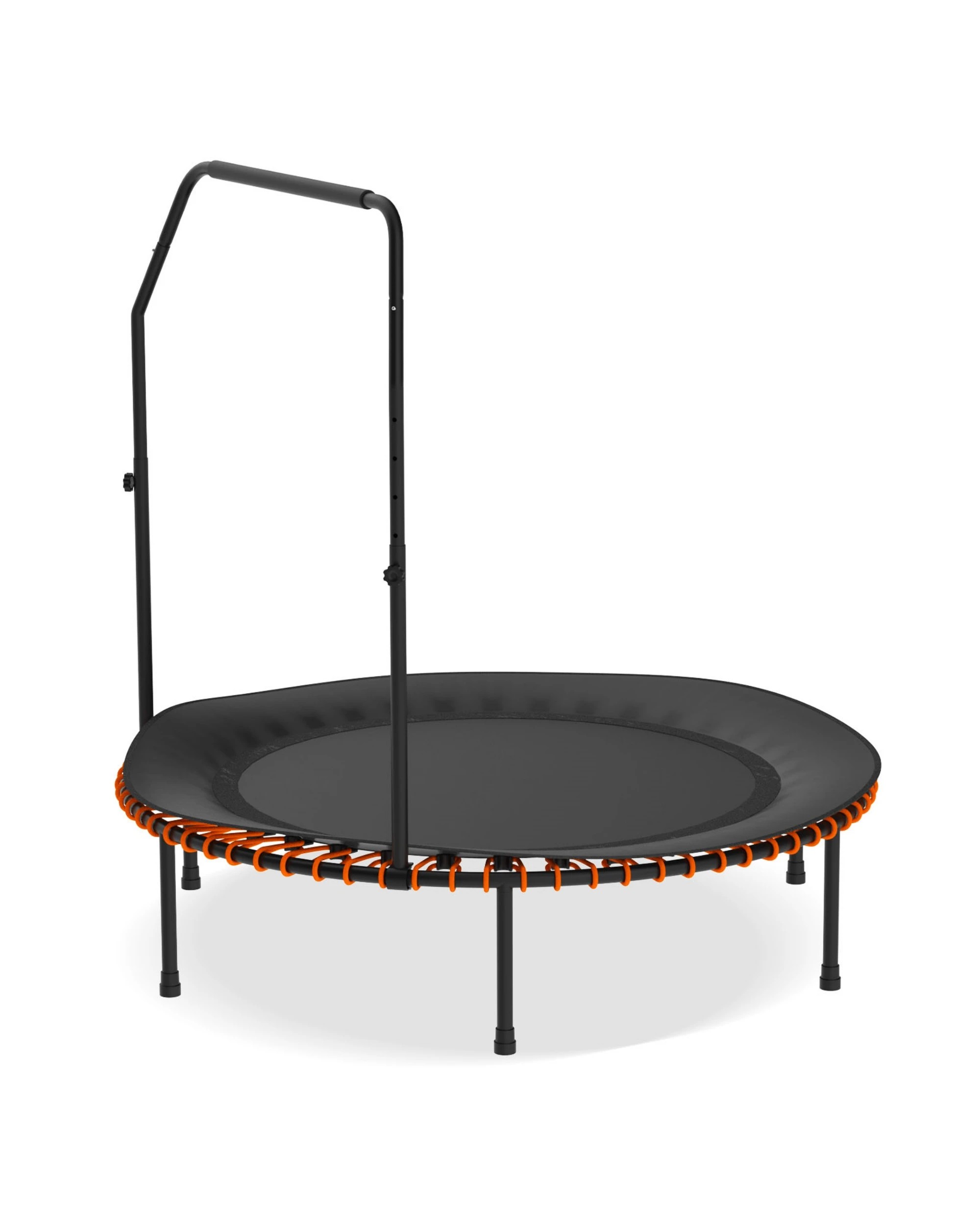 3 Advwin 48" Mini Fitness Trampoline Rebounder with Adjustable Foam Handle, 3 of 7