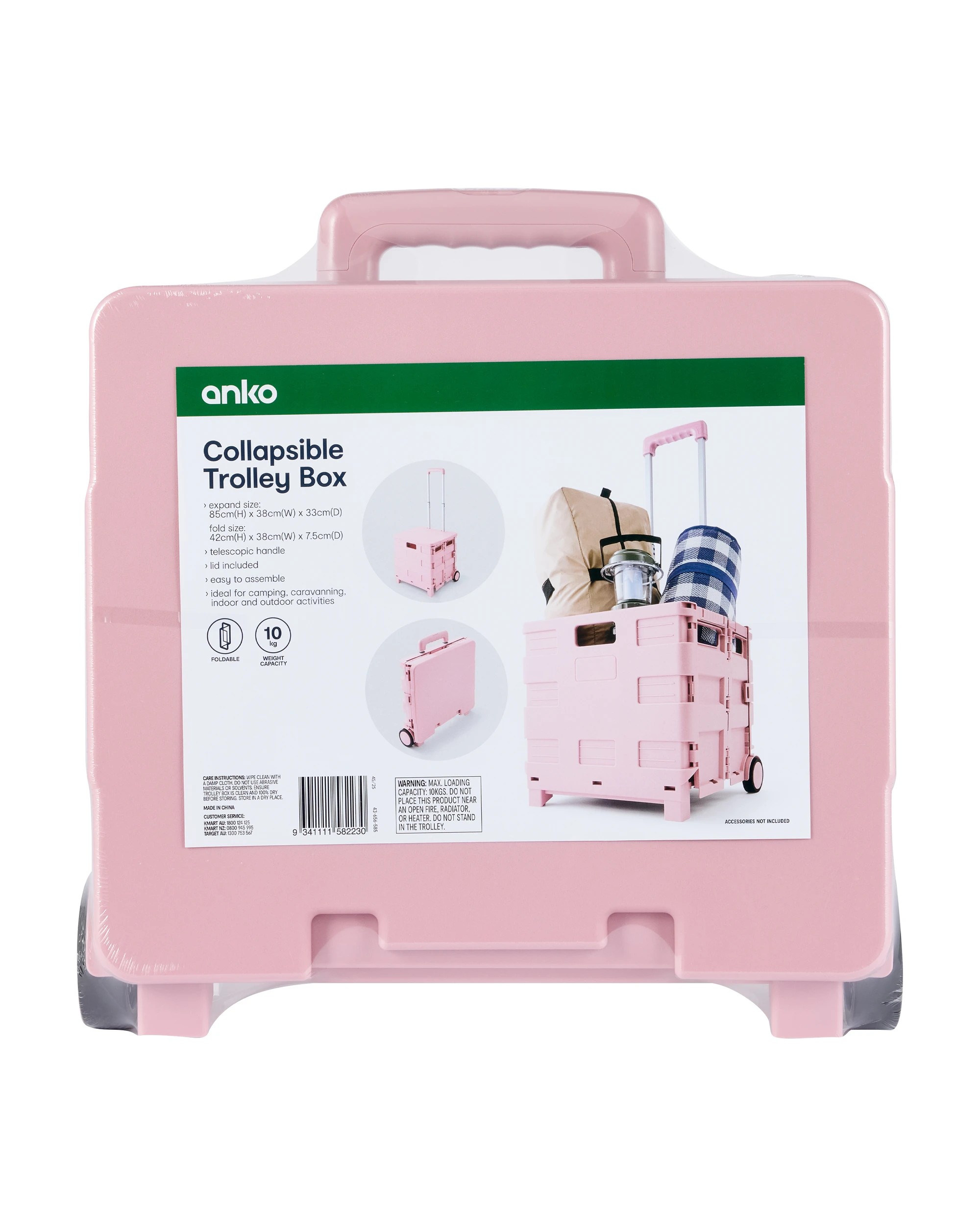 10 Collapsible Trolley Box - Pink, 10 of 10