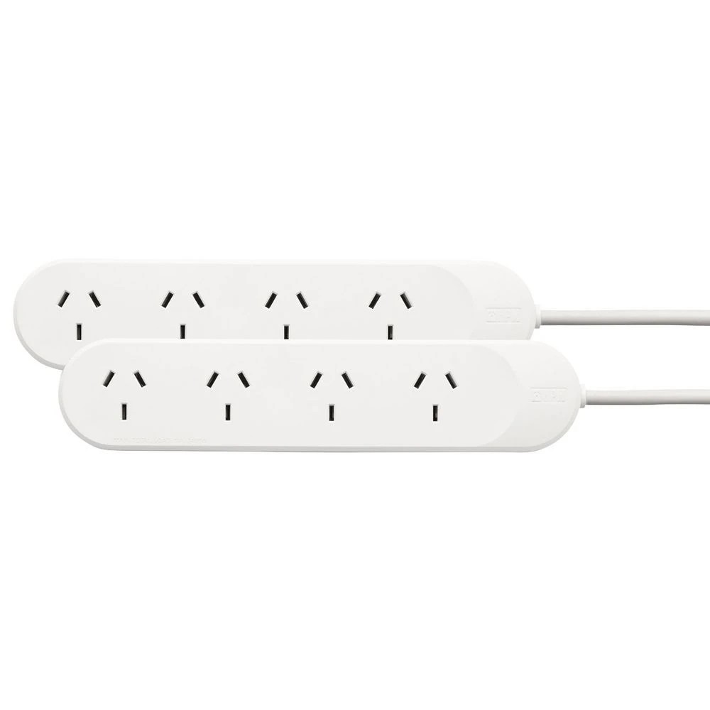 2 HPM 4 Outlet Powerboard Twin Pack, 2 of 2