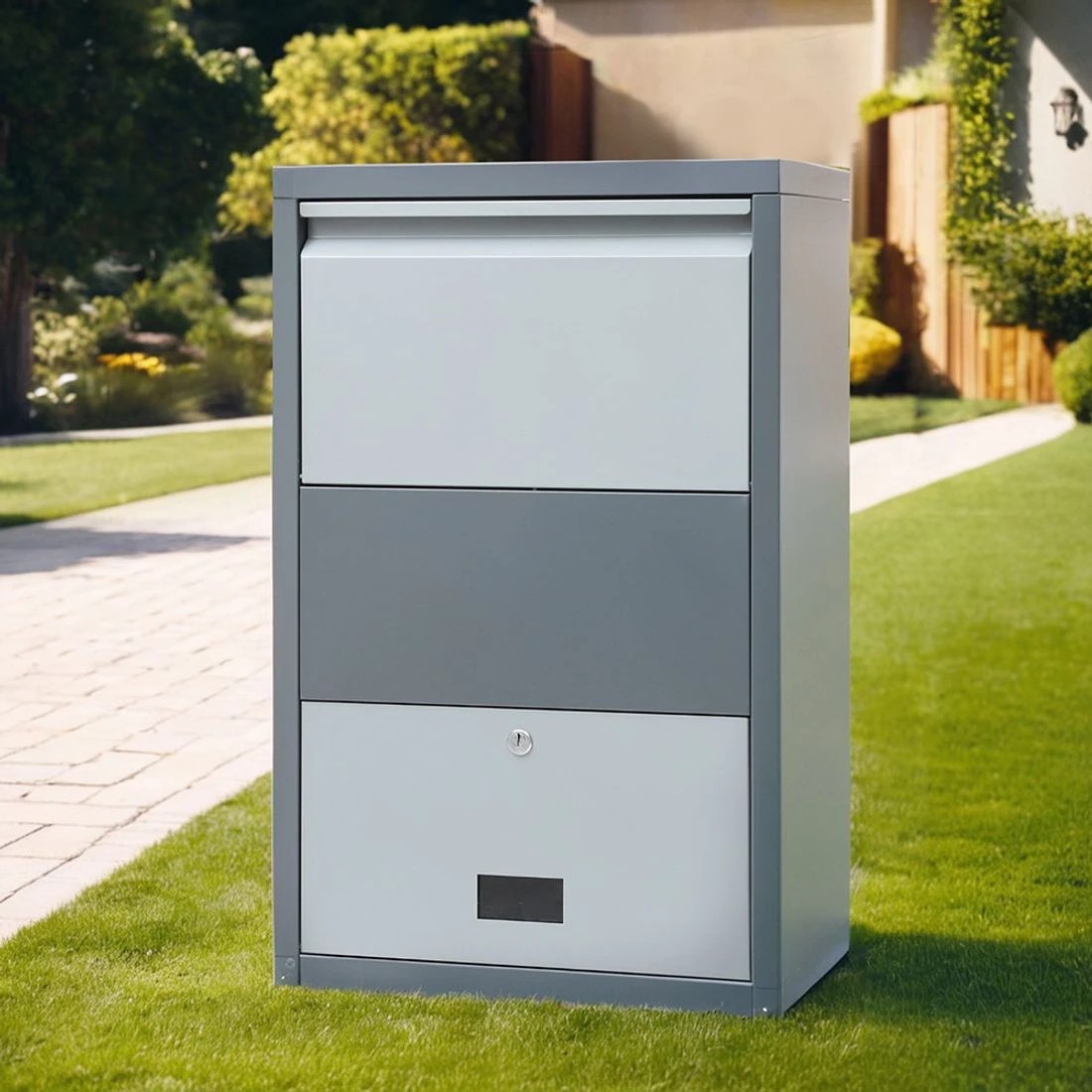 3 Gardeon Parcel Letterbox Drop Box Package
 - grey, 3 of 7