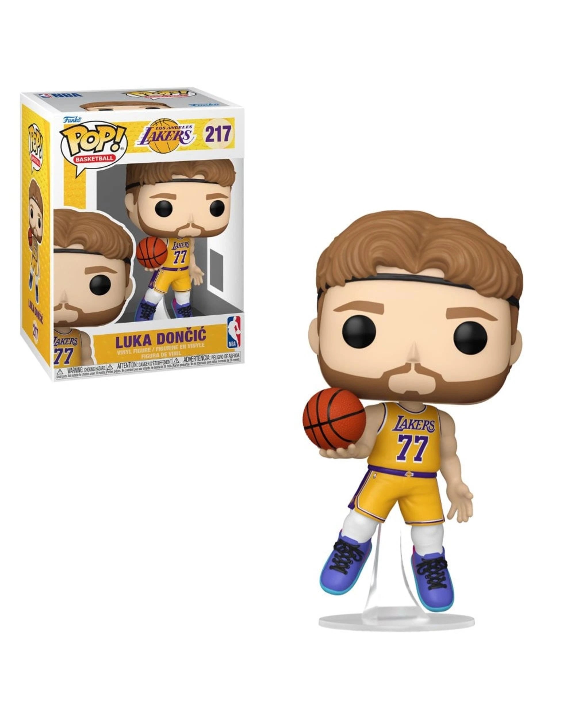 1 NBA Lakers Luka Doncic Funko POP! Vinyl, 1 of 3