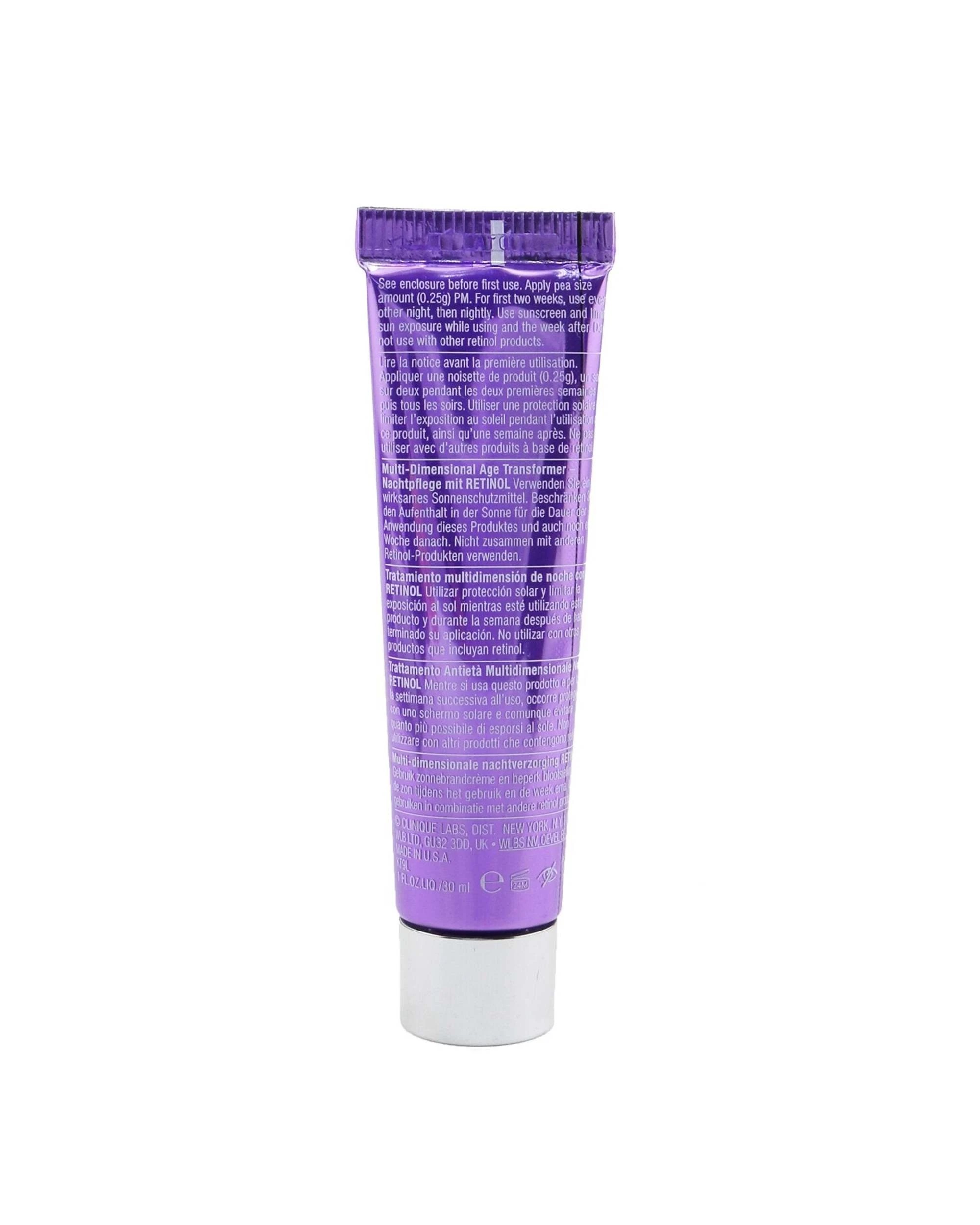 3 Clinique Clinique Smart Night Clinical MD Multi-Dimensional Repair Treatment Retinol 30ml/1oz, 3 of 3