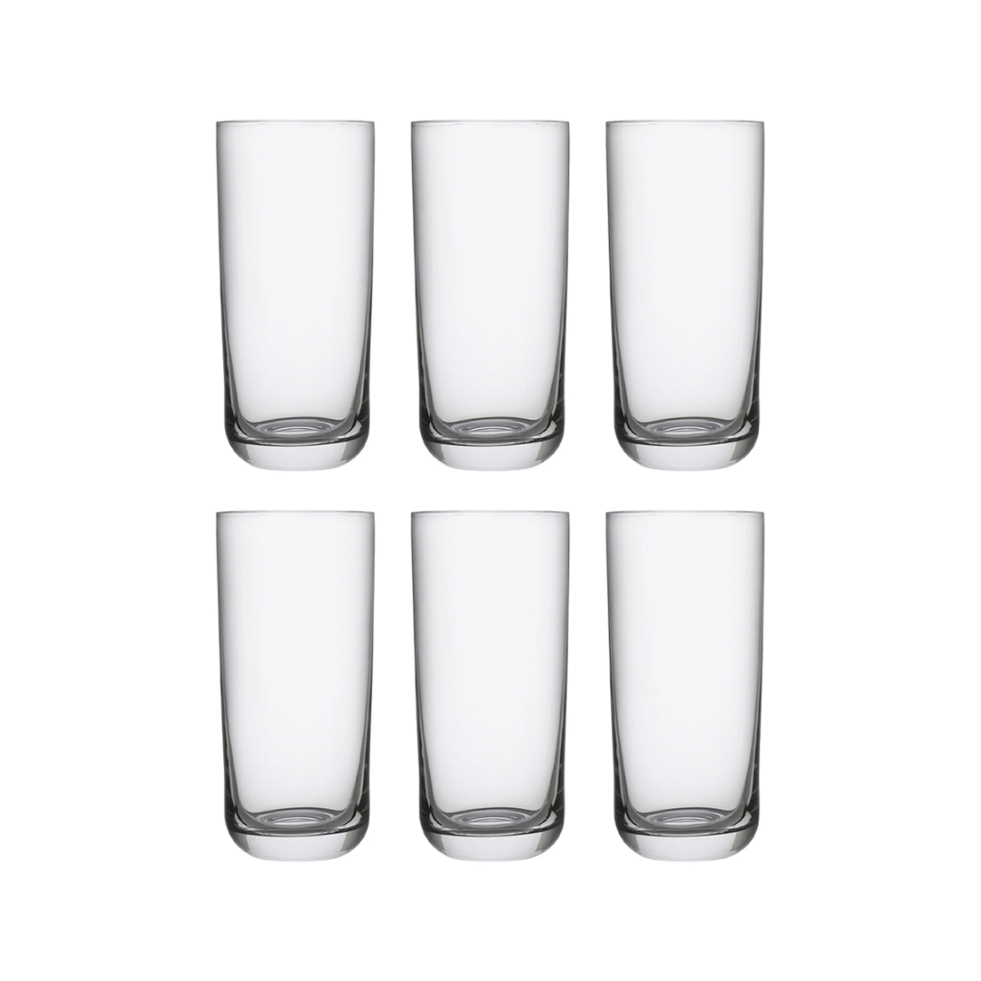 1 6pc Ecology 430ml Classic Crystalline Hi Ball Set Glass Drinking Tumbler Clear
 - Clear, 1 of 3