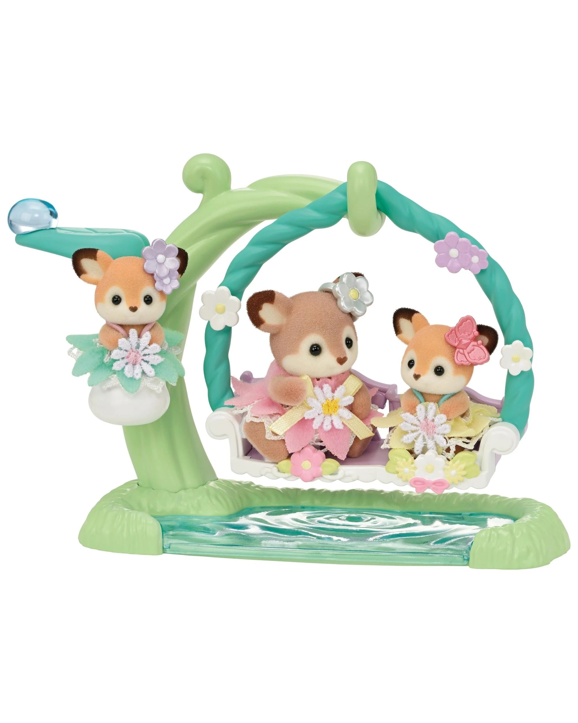 3 Sylvanian Families Floral Swing Set, 3 of 8