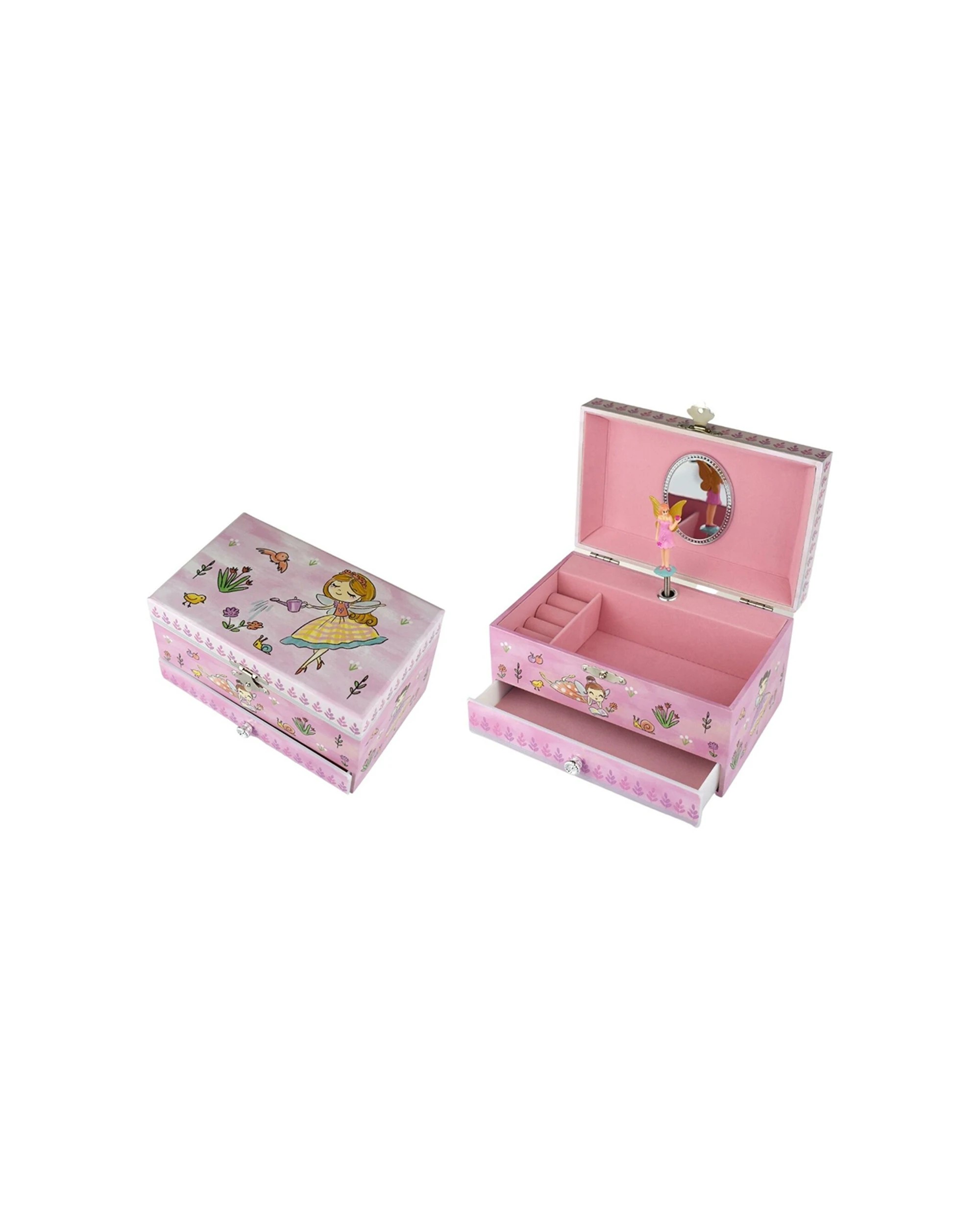 7 Kaper Kidz 15cm Lilly Fairy Heirloom Musical Jewellery Box Fairy Design 3 Years Plus - Pink, 7 of 8