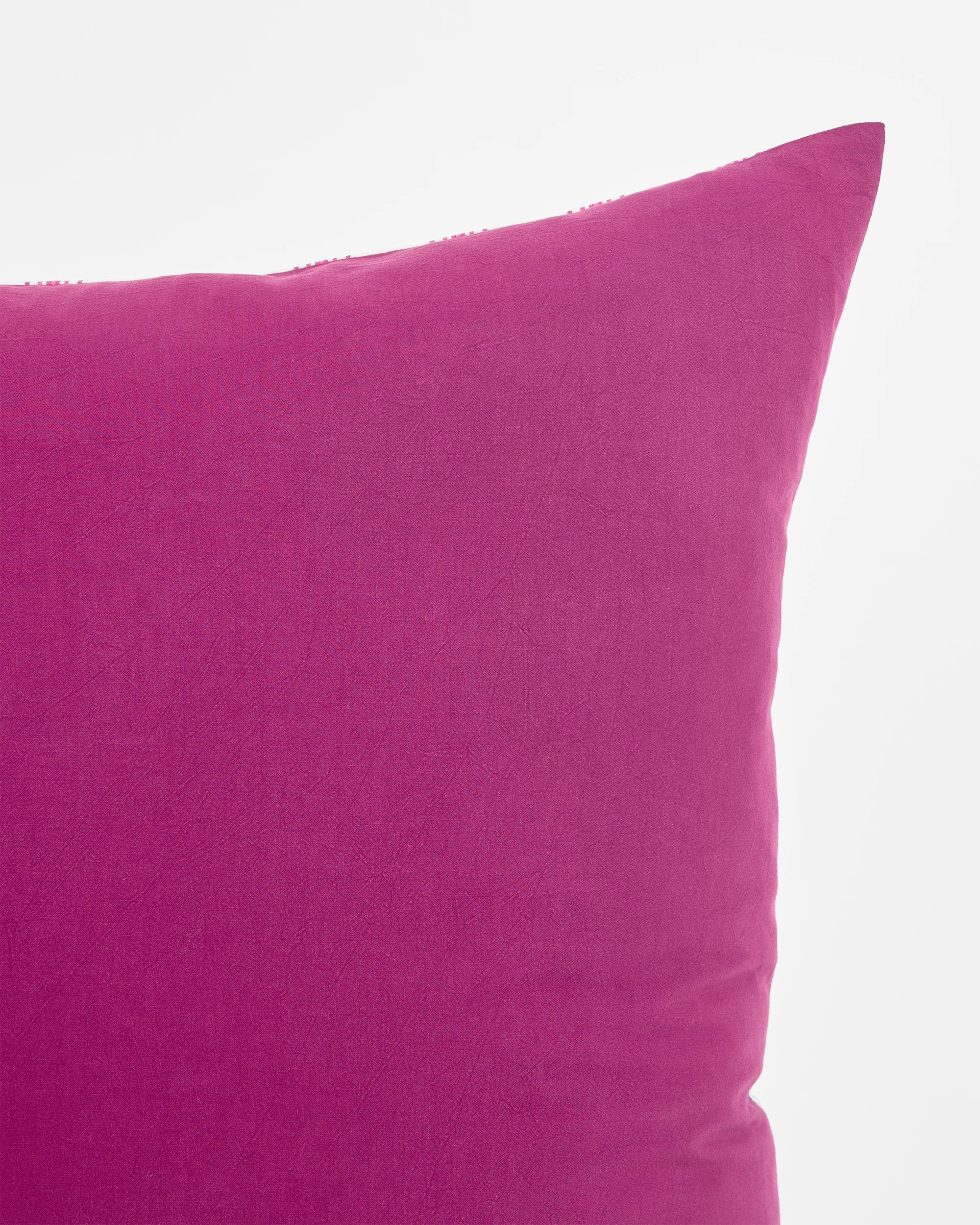 3 Arlo Cotton Stonewash European Pillowcase - One Size - Pink, 3 of 5