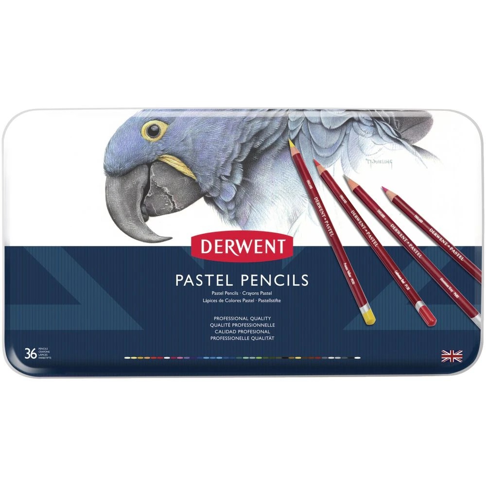 2 Derwent Pastel Pencils Set of 36, 2 of 2