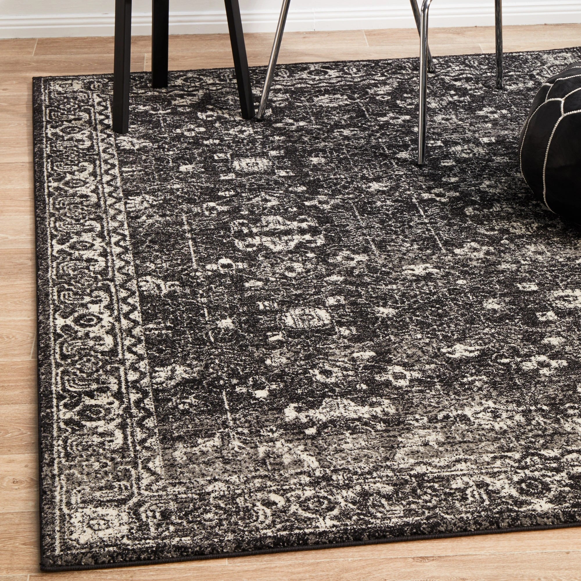 4 Common Ground Rugs Encore 252 230x160cm - Medium Floor Rug - Charcoal, 4 of 9