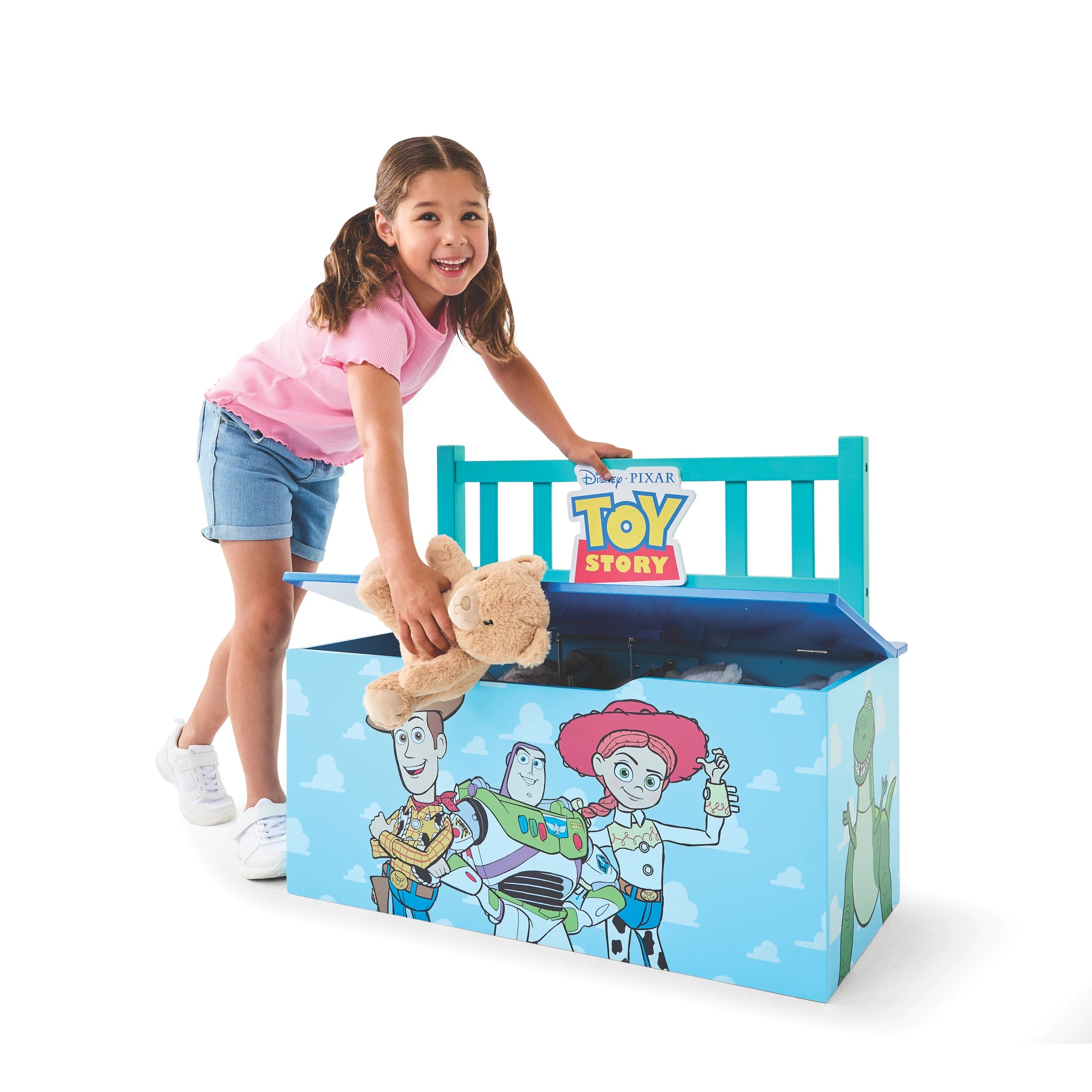 2 Disney Pixar Toy Story Wooden Storage Bench, 2 of 10